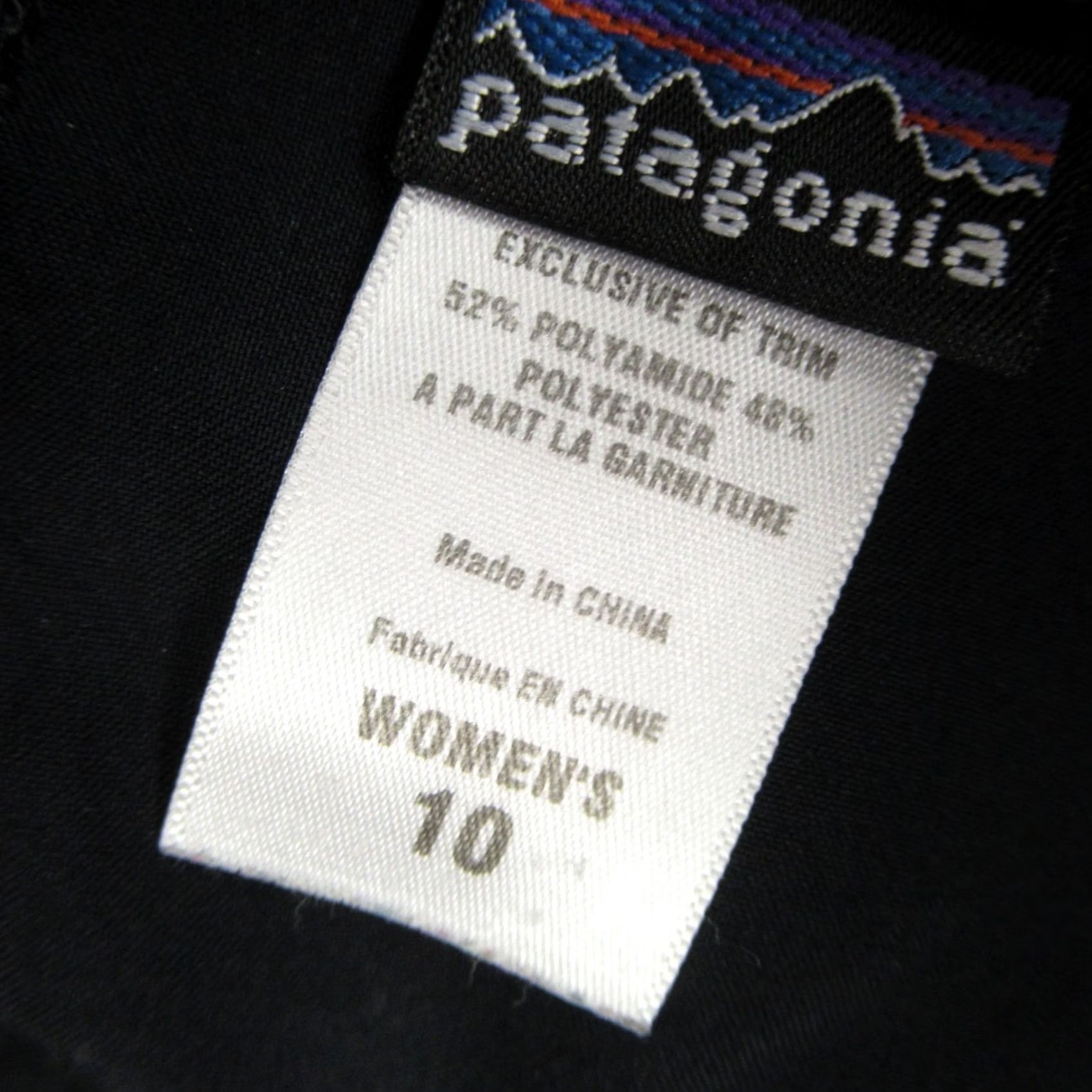 Patagonia Patagonia Pants Womens 10 Black Straight Leg Pockets Lightweight Chino Size 32" / US 10 / IT 46 - 4 Thumbnail