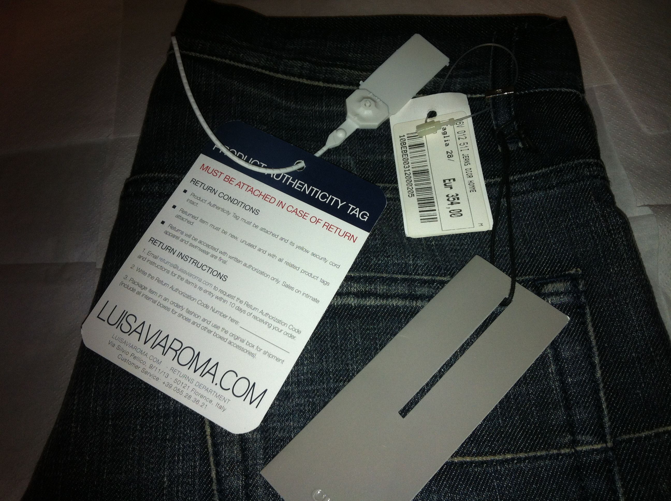 Dior Dior Homme Mulholland Drive Jeans Size 28 Sealed Perfect Size US 28 / EU 44 - 18 Thumbnail
