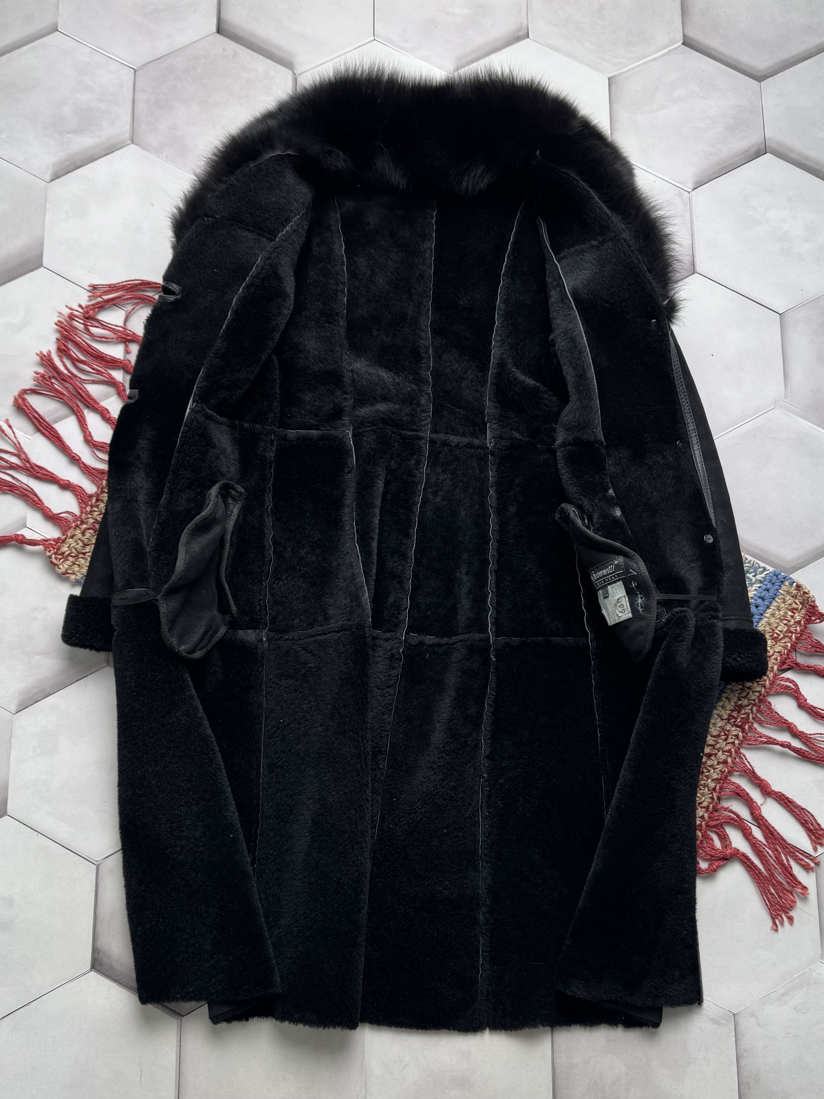 Vintage Vintage Real Sheepskin Coat (E4) Size M / US 6-8 / IT 42-44 - 6 Thumbnail