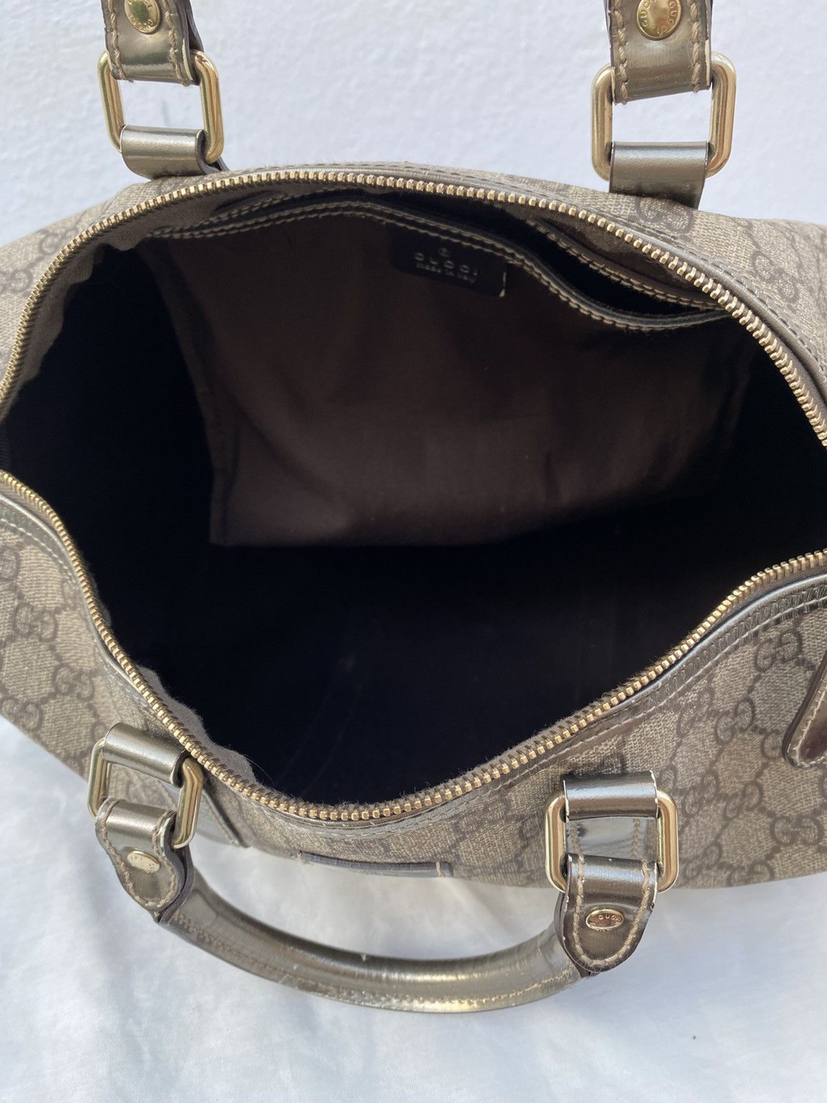 Gucci Authentic Gucci Joy Boston Bag – GG Supreme Canvas Size ONE SIZE - 13 Thumbnail
