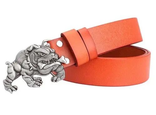 Designer 115cm Tough Orange Dog Belt Size ONE SIZE - 1 Thumbnail