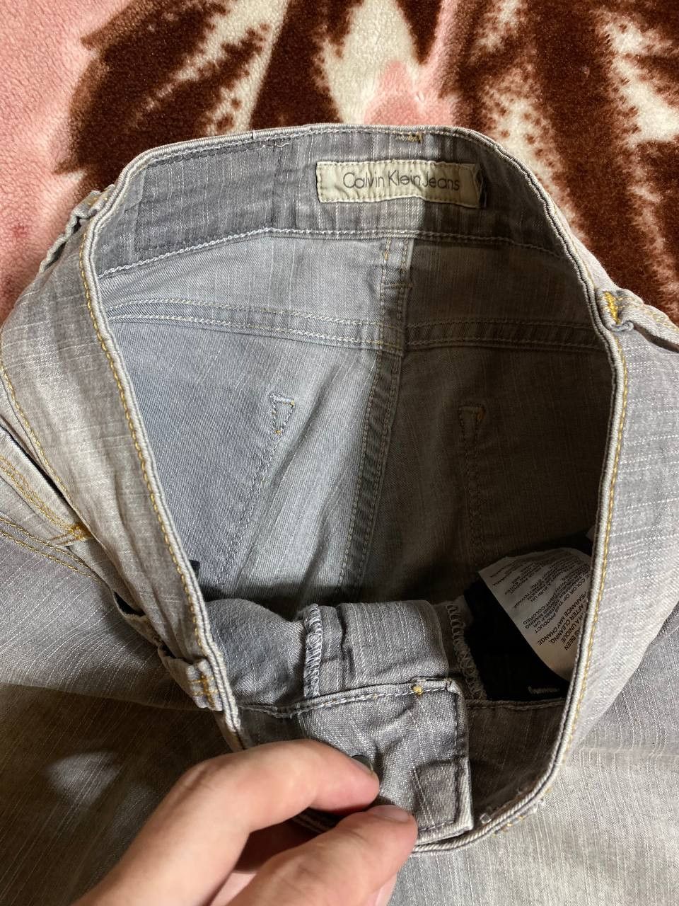 Calvin Klein Stretch Vintage Jeans Slim Y2k Denim Skinny jeans pants Size US 28 / EU 44 - 17 Thumbnail