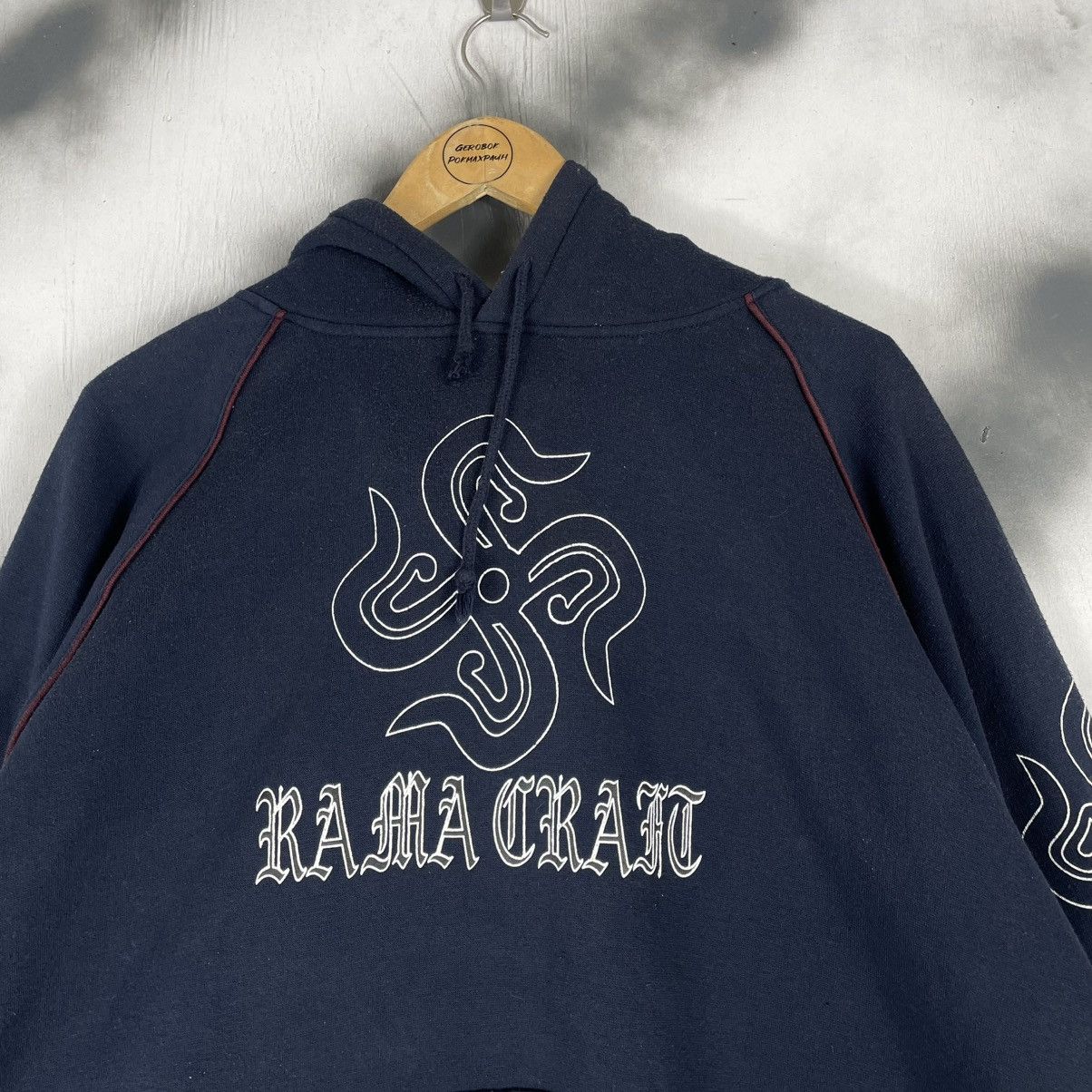 Japanese Brand Rama Craft Big Logo Pullover Hooded Size US L / EU 52-54 / 3 - 2 Thumbnail