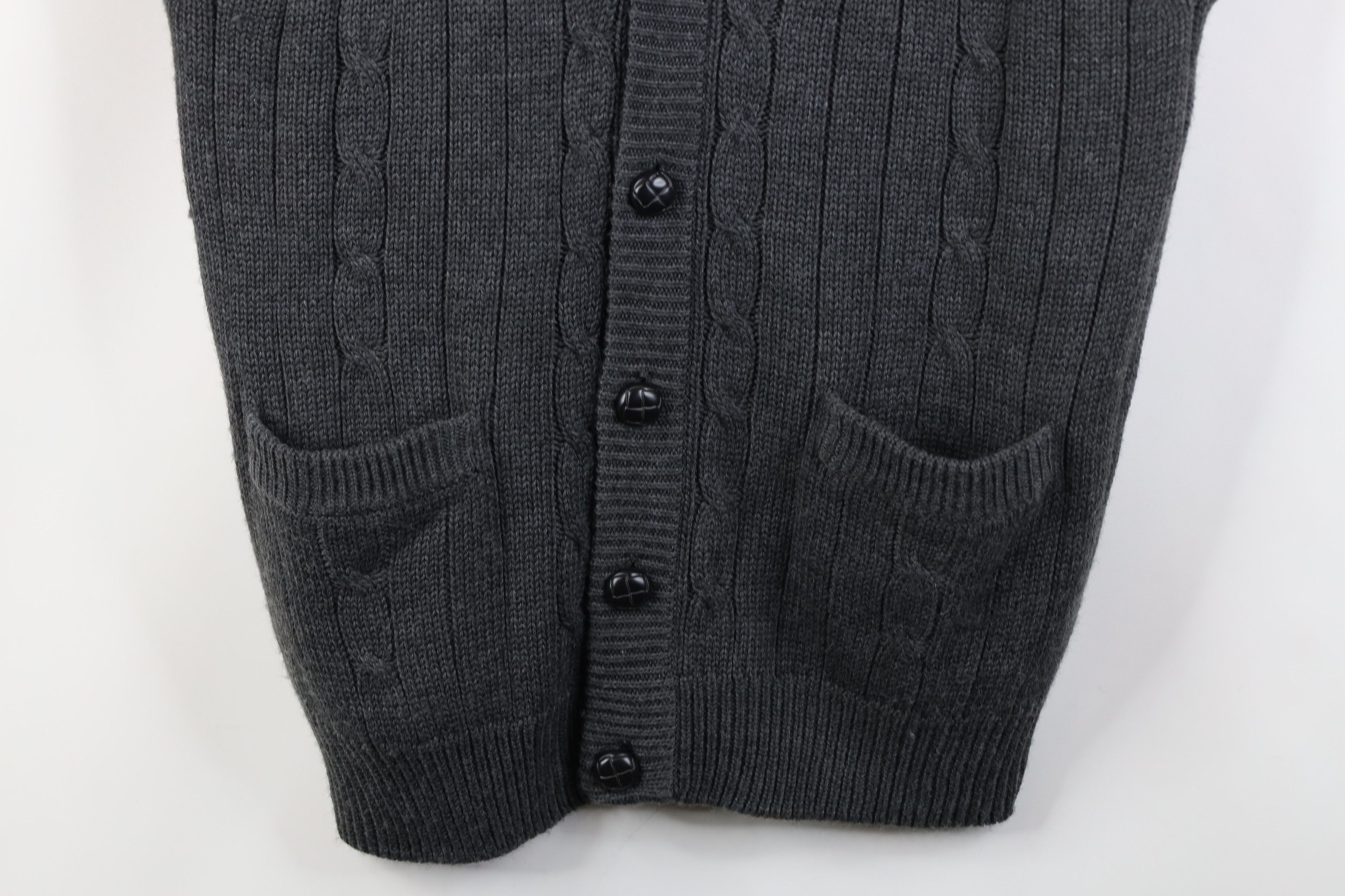 Vintage Vintage 90s Streetwear Cable Knit Fisherman Sweater Vest Size US M / EU 48-50 / 2 - 3 Thumbnail
