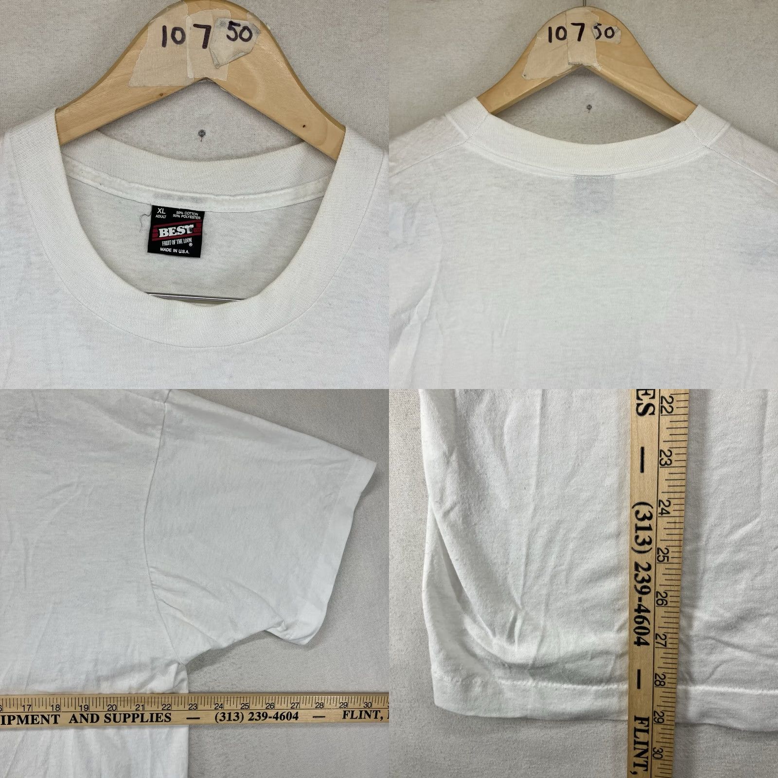 Fruit Of The Loom VINTAGE Cairn Terrier T Shirt Mens XL Single Stitch Funny Basket Cat Souvenir 90s Animals USA Size US XL / EU 56 / 4 - 9 Thumbnail