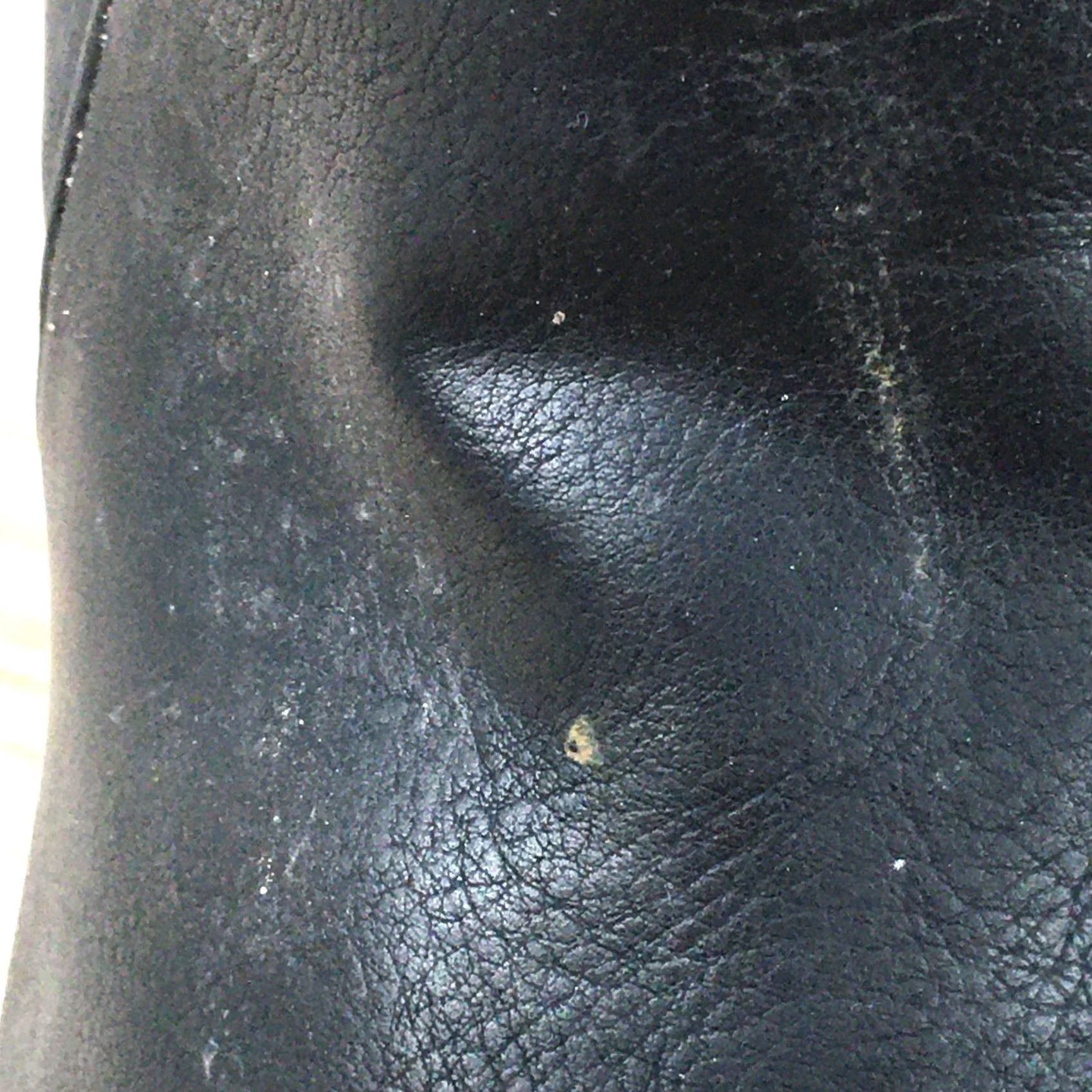 Vintage LifeStride Boots Womens 7 Wide Natalia Ankle Booties Wedge Black Faux Leather Boots Size US 7 / IT 37 - 5 Thumbnail