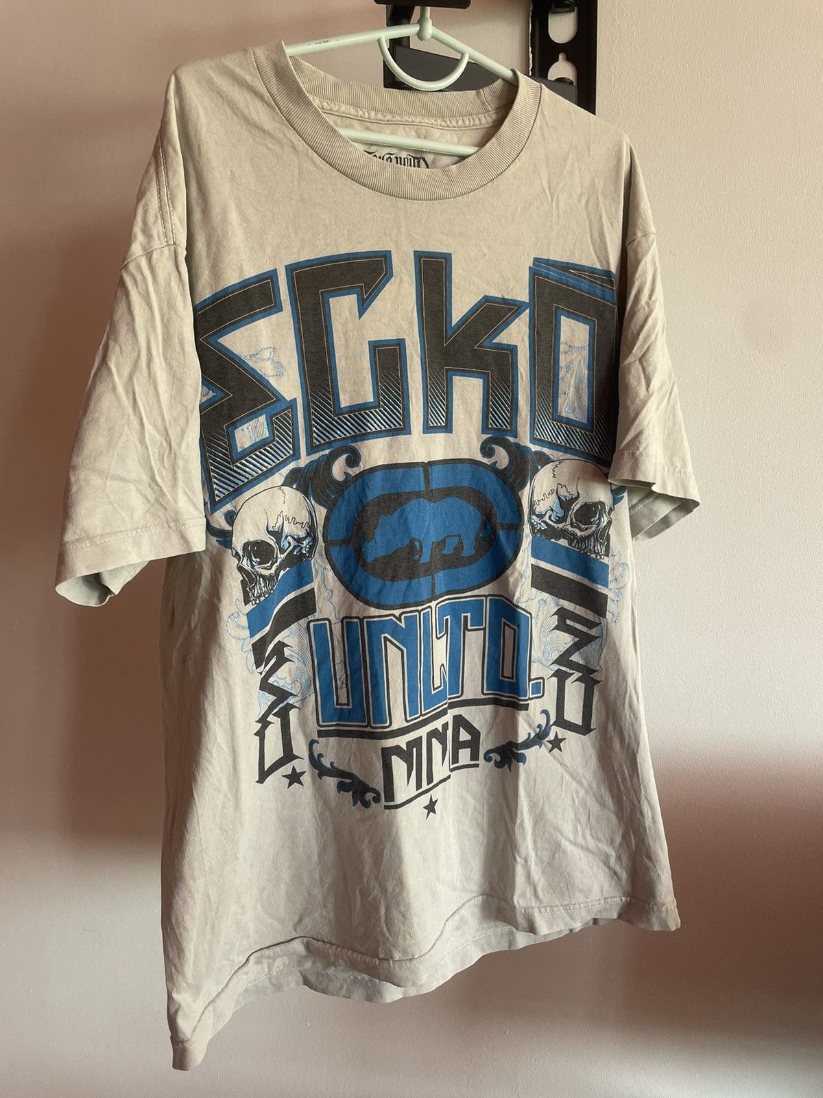 Ecko Unltd. MMA By Ecko Untld Rap Tee Big Logo Skate T Shirt Y2K Size US L / EU 52-54 / 3 - 1 Thumbnail