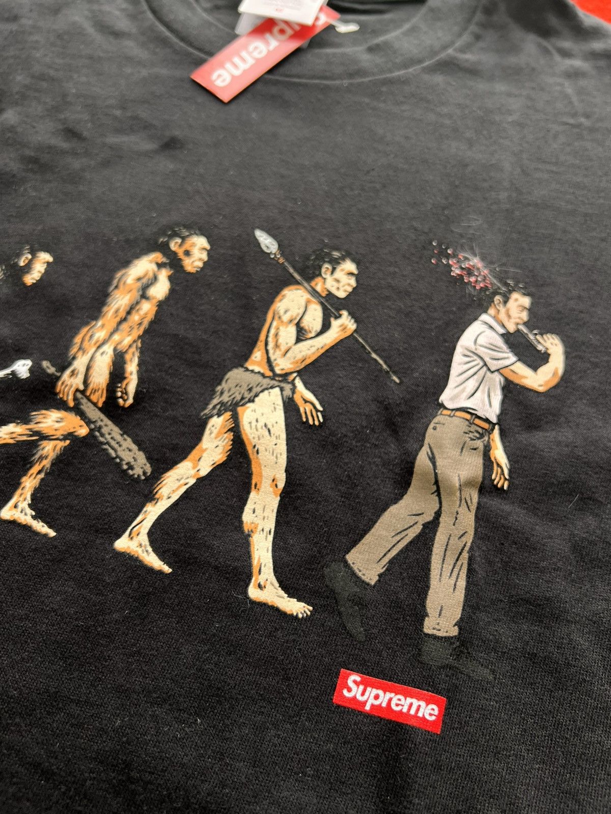 Supreme Supreme Evolution Tee Black M ape human t-shirt primitive Size US M / EU 48-50 / 2 - 7 Thumbnail