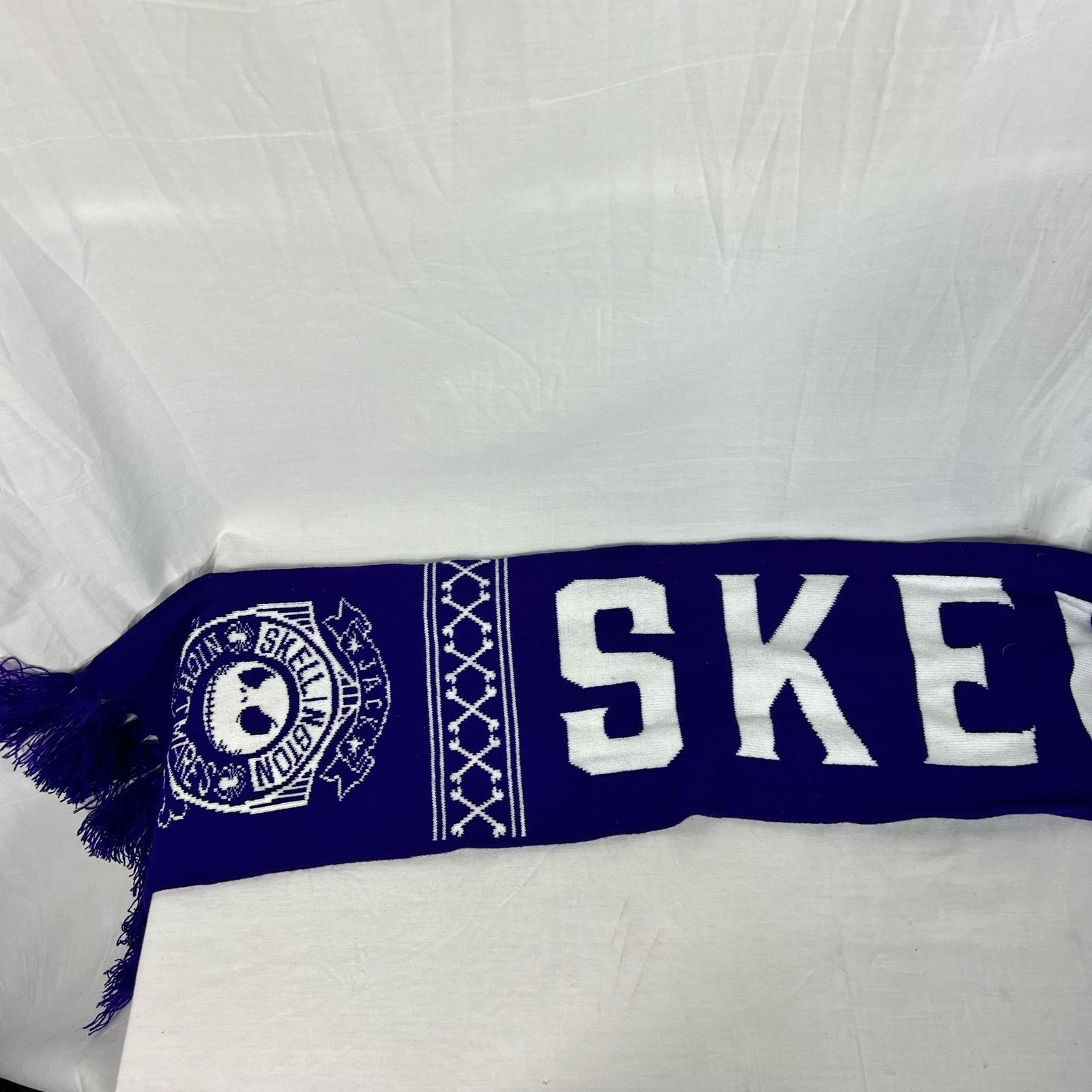 Disney Disney Nightmare Before XMAS Jack Skellington Fringed Scarf Size ONE SIZE - 4 Thumbnail