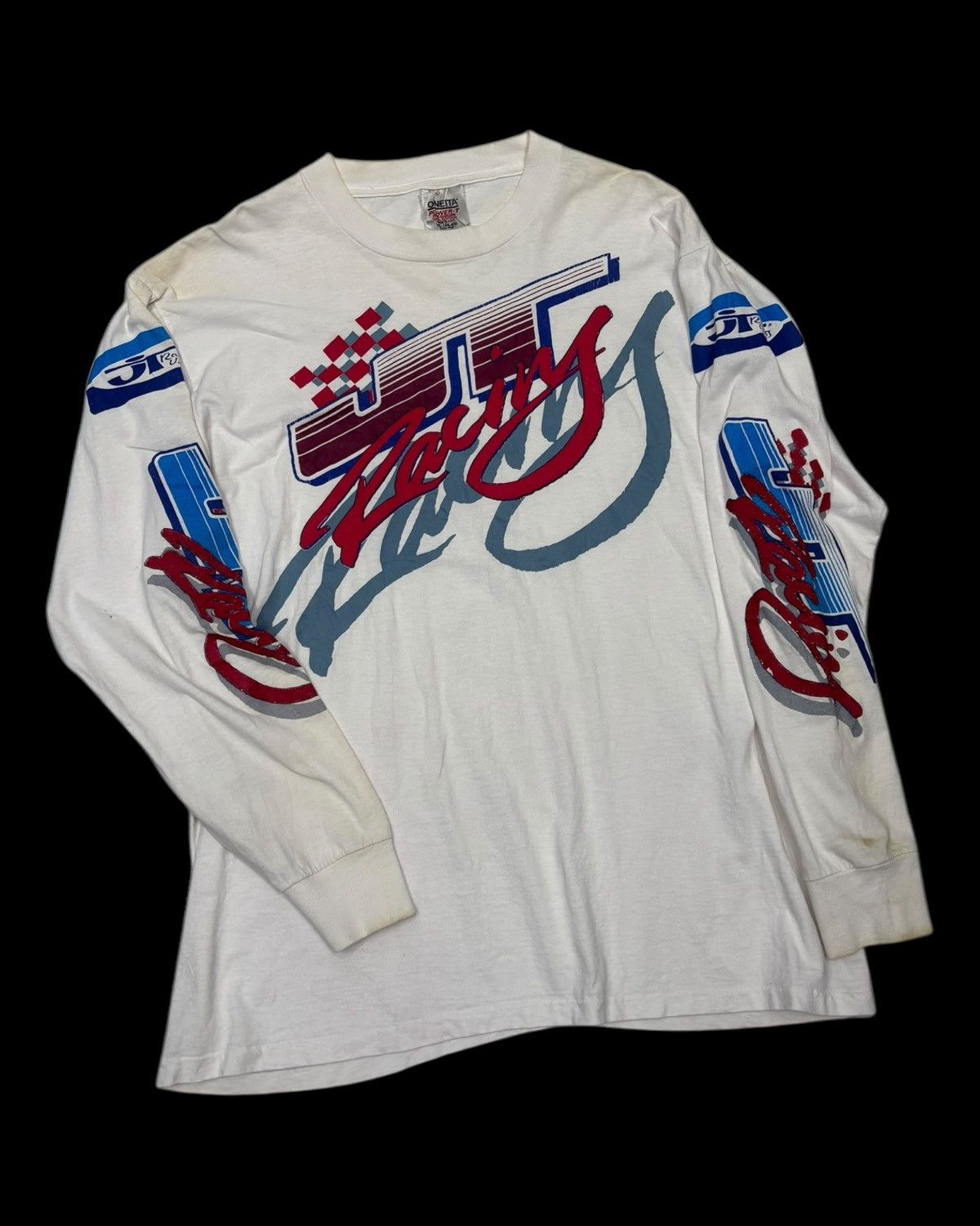 Vintage 🔥VINTAGE JT RACING USA LONGSLEEVE SHIRT Size US L / EU 52-54 / 3 - 2 Thumbnail