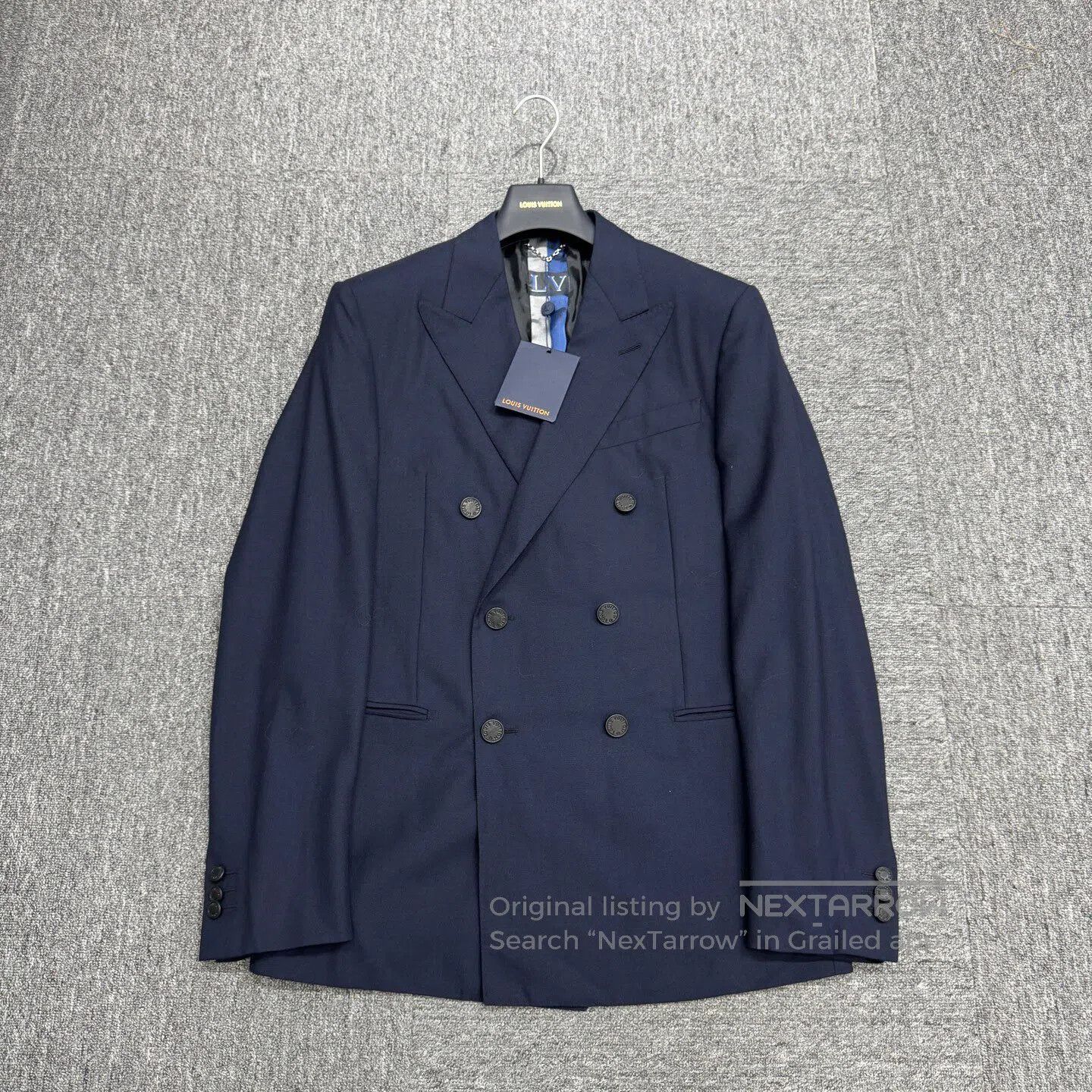 Louis Vuitton Louis Vuitton Double-breasted wool suit jacket| Size 50R - 1 Thumbnail