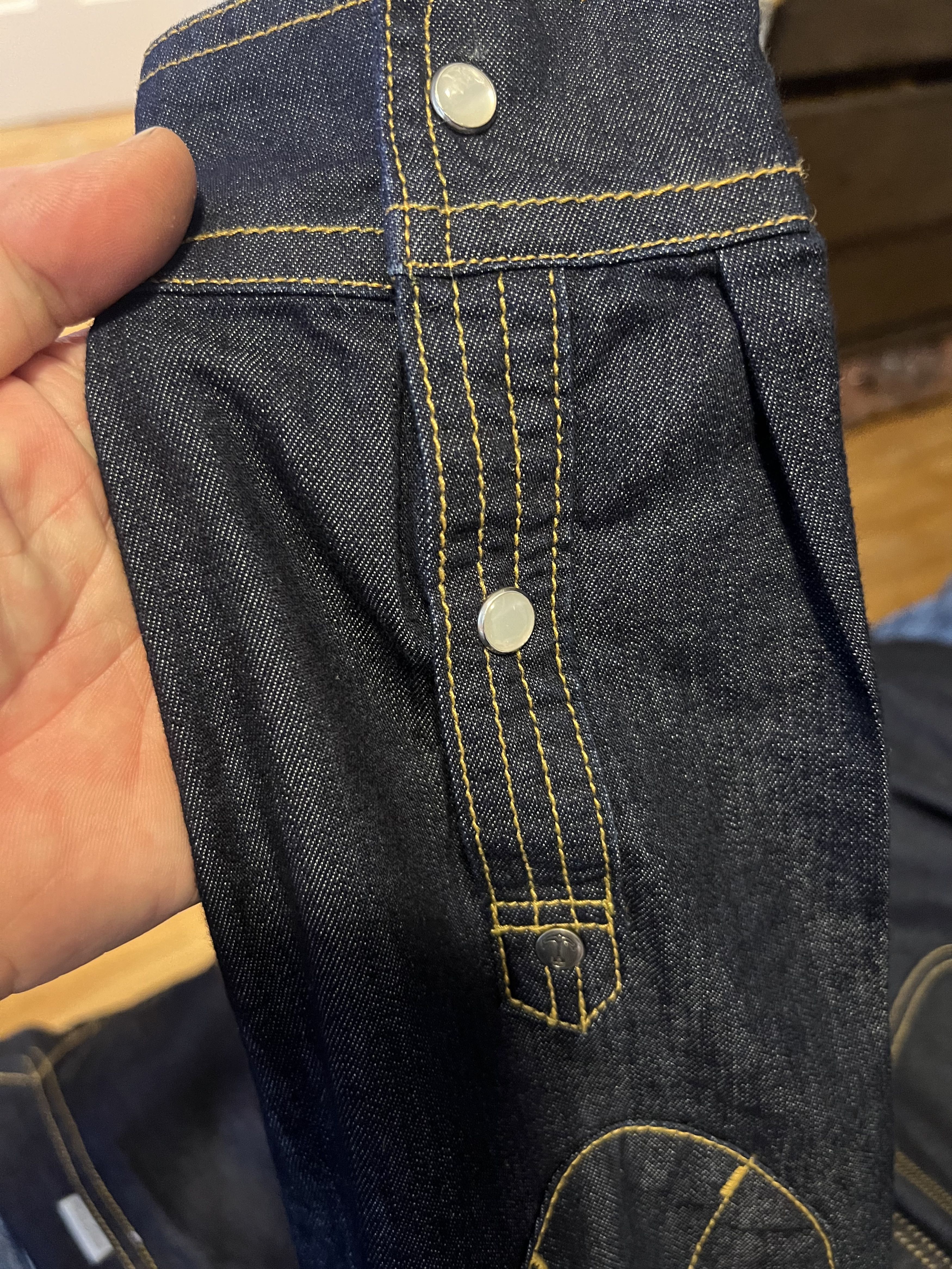Iron & Resin Like New! $378 Elbow Patch Moto Denim Size US L / EU 52-54 / 3 - 4 Thumbnail