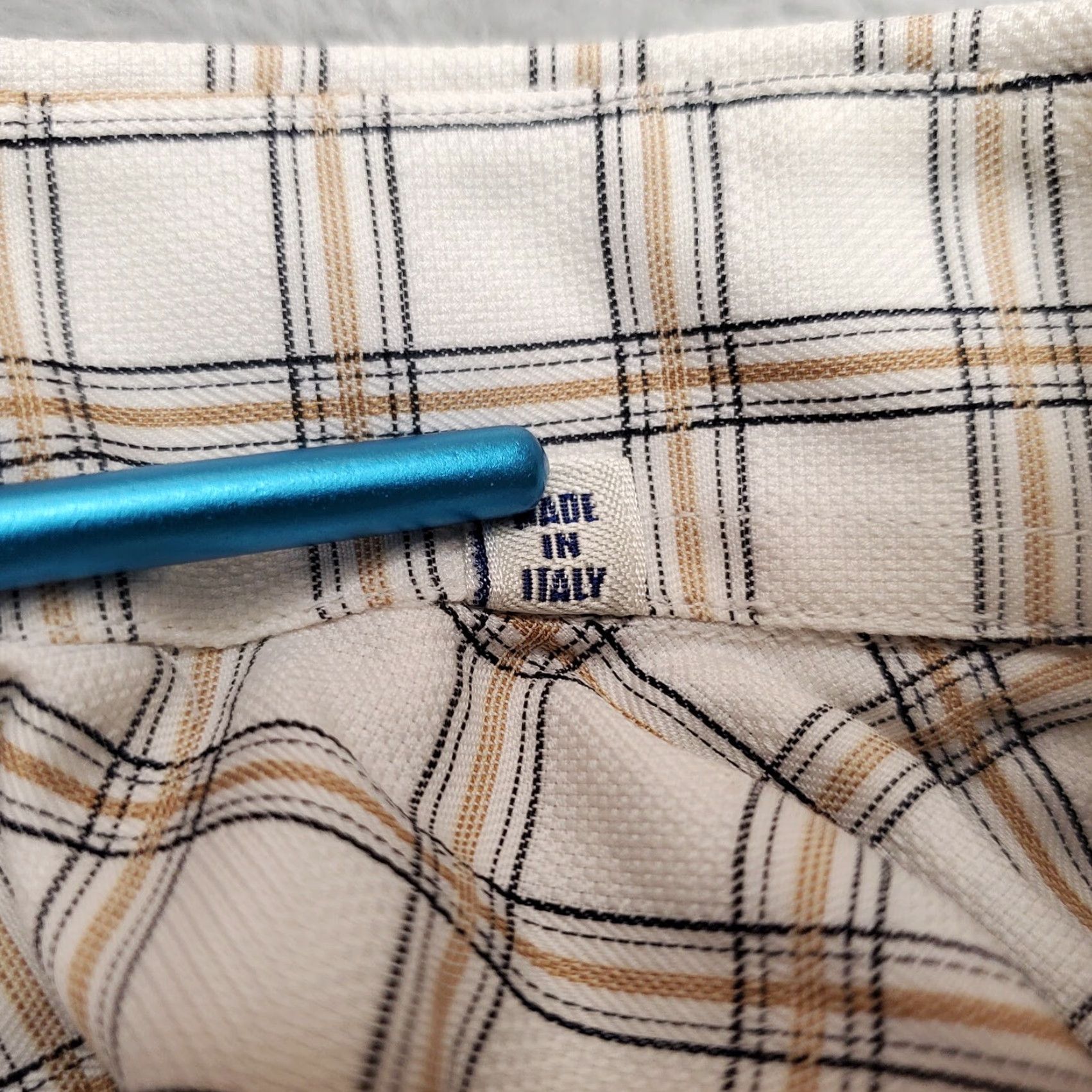 Pal Zileri Pal Zileri Shirt Mens 16.5 White Plaid Long Sleeve Button-Up Cotton Italy Button-Up Shirt Mens 16.5 White Plaid Cotton Italy Size US XL / EU 56 / 4 - 6 Thumbnail