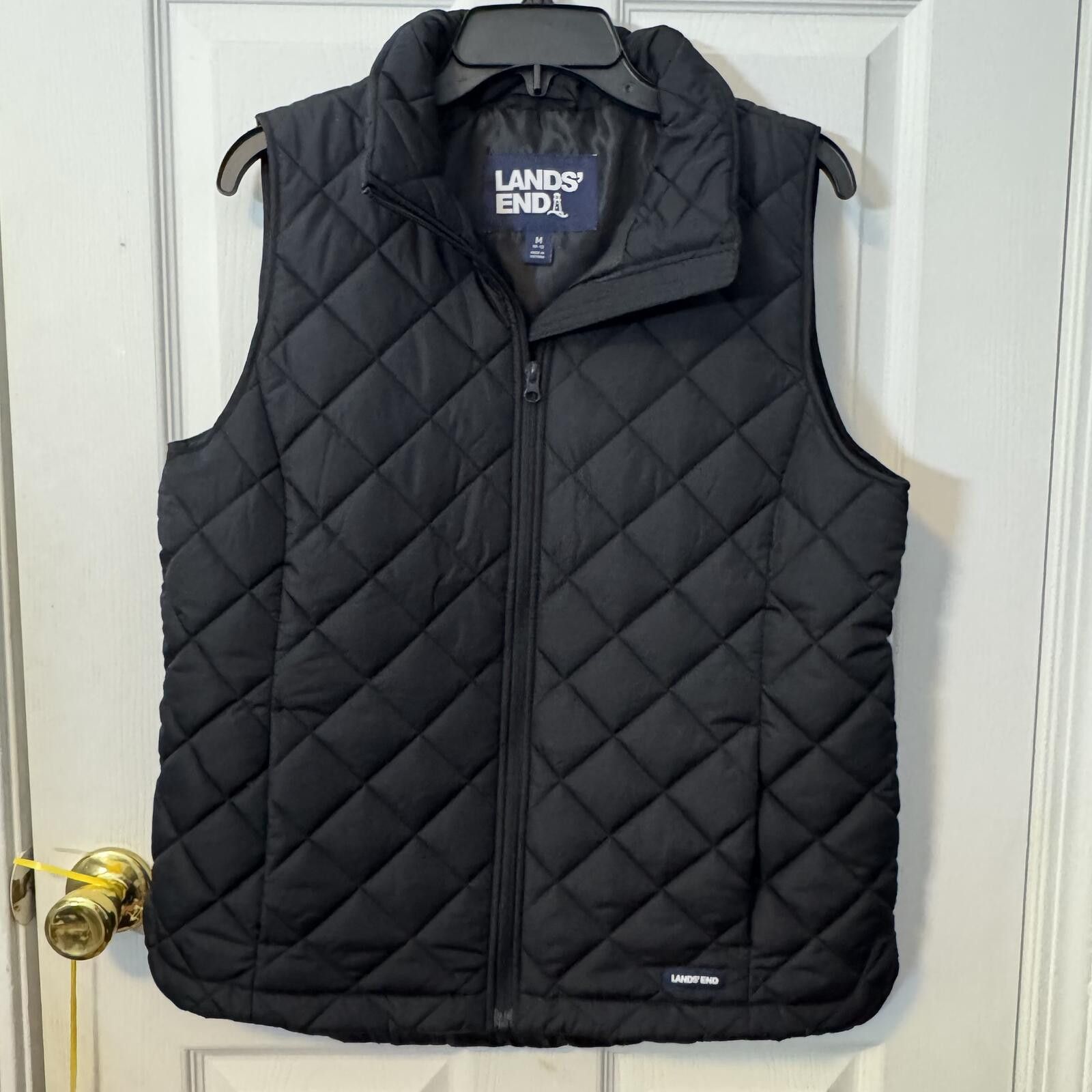 Lands' End NWOT Lands' End Quilted Black Vest Size M 10-12 Size M / US 6-8 / IT 42-44 - 1 Thumbnail