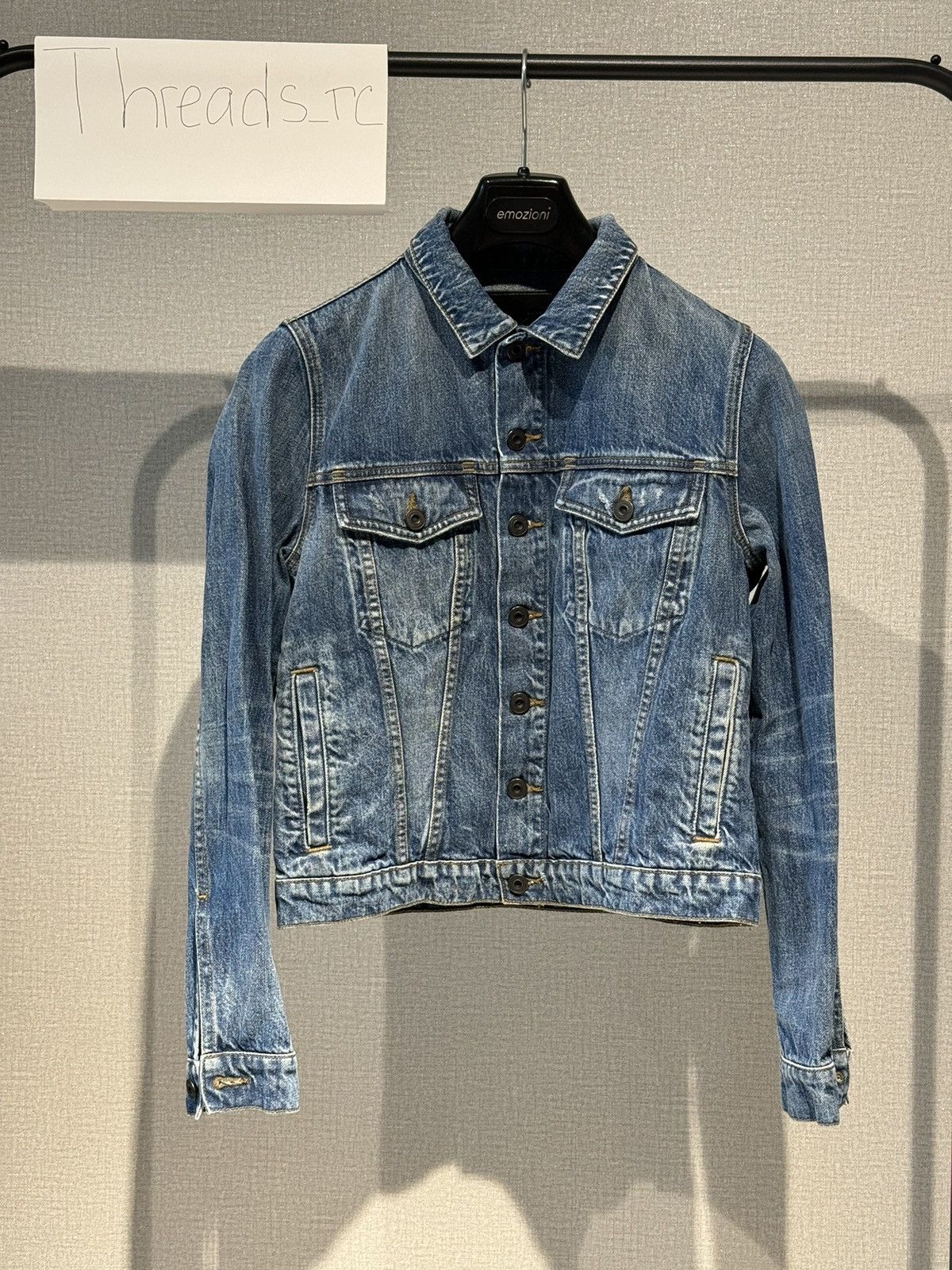 image of Proenza Schouler Denim Blue Jacket, Women's (Size Small)