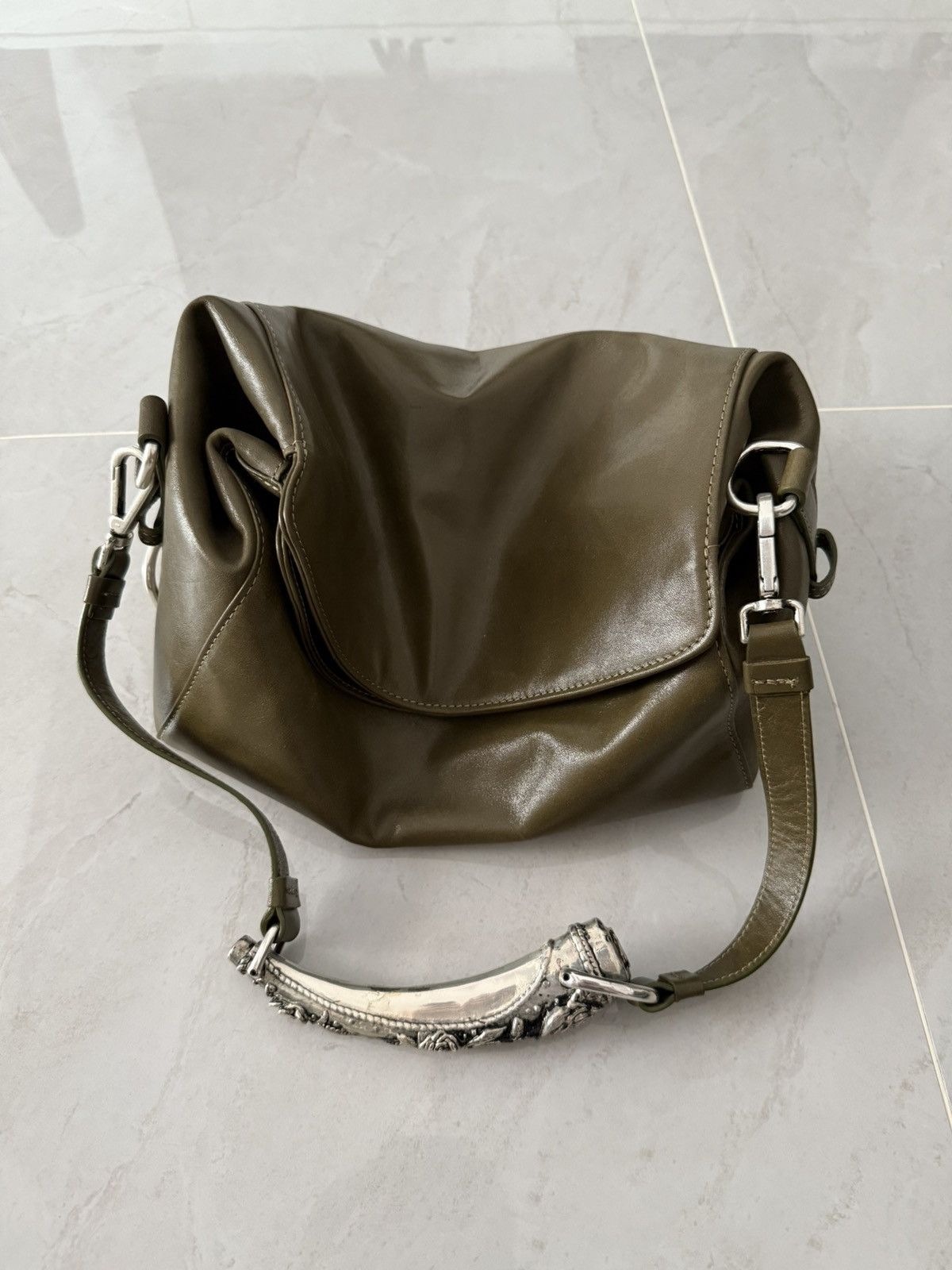 Enfants Riches Deprimes Enfants Riches Deprimes Runway Rose Heavy Silver Handle Bag Size ONE SIZE - 3 Thumbnail