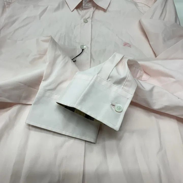 Burberry Burberry Burberry Long Sleeve Shirt in Light Pink-2507 Size US XXL / EU 58 / 5 - 8 Thumbnail
