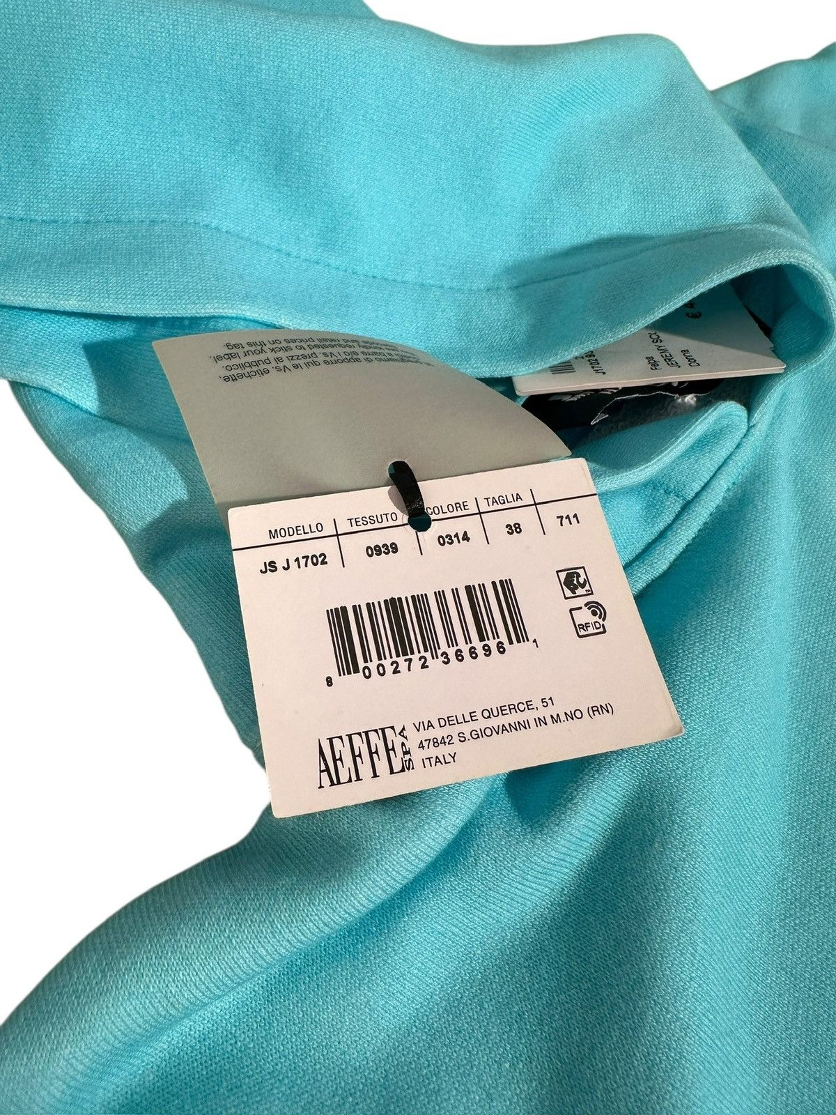 Jeremy Scott Jeremy Scott “Cool Mint” Hoodie – Archive / Runway Era Size L / US 10 / IT 46 - 4 Thumbnail