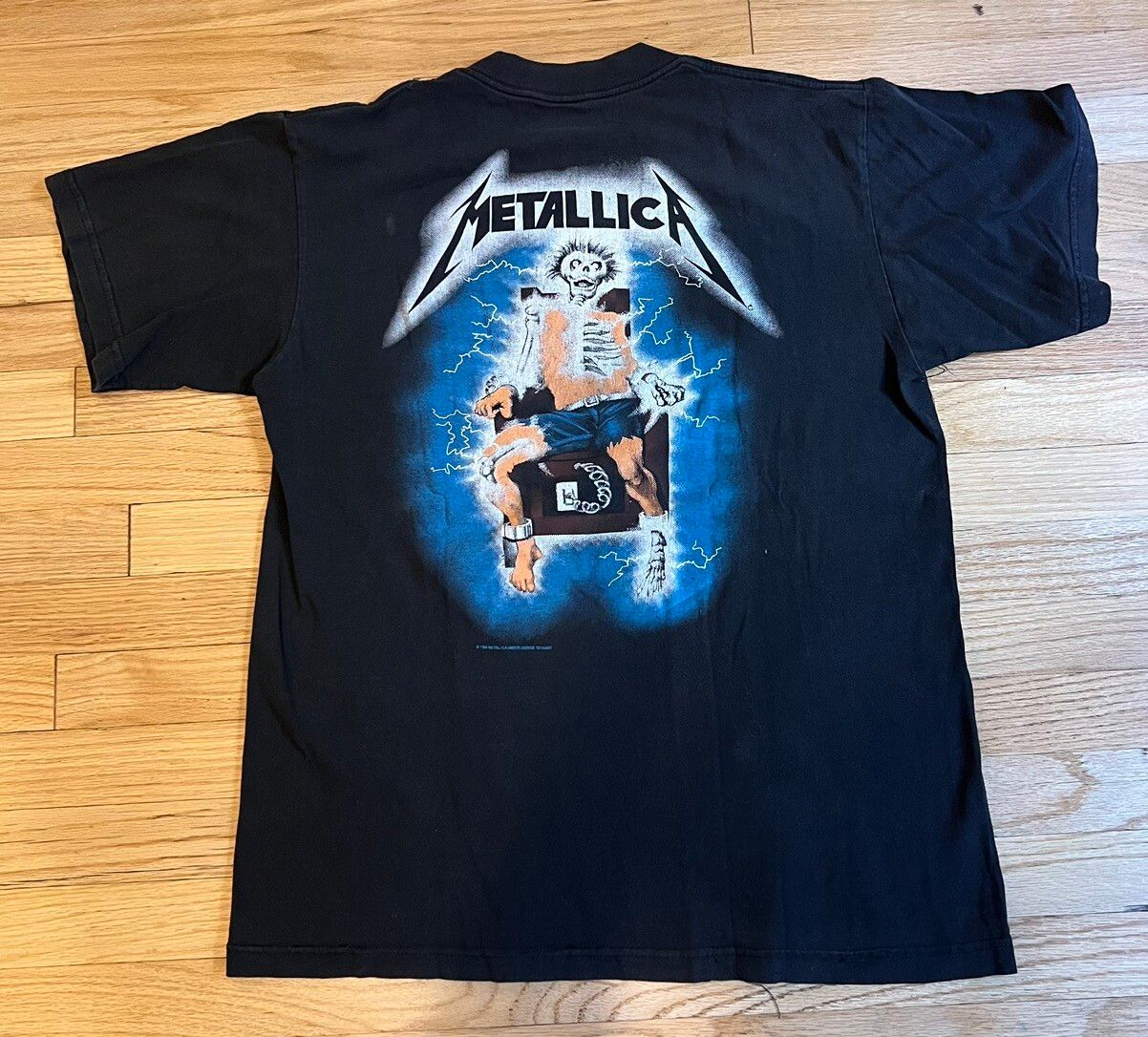 Vintage Metallica ride the lightning shirt Size US L / EU 52-54 / 3 - 5 Preview