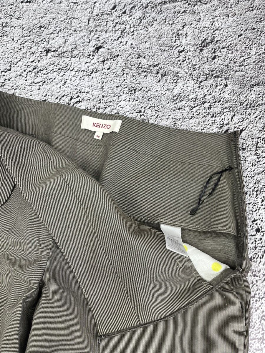 Kenzo Vintage Y2K Kenzo striped classic old money pants size 38 Size 27" / US 4 / IT 40 - 4 Thumbnail