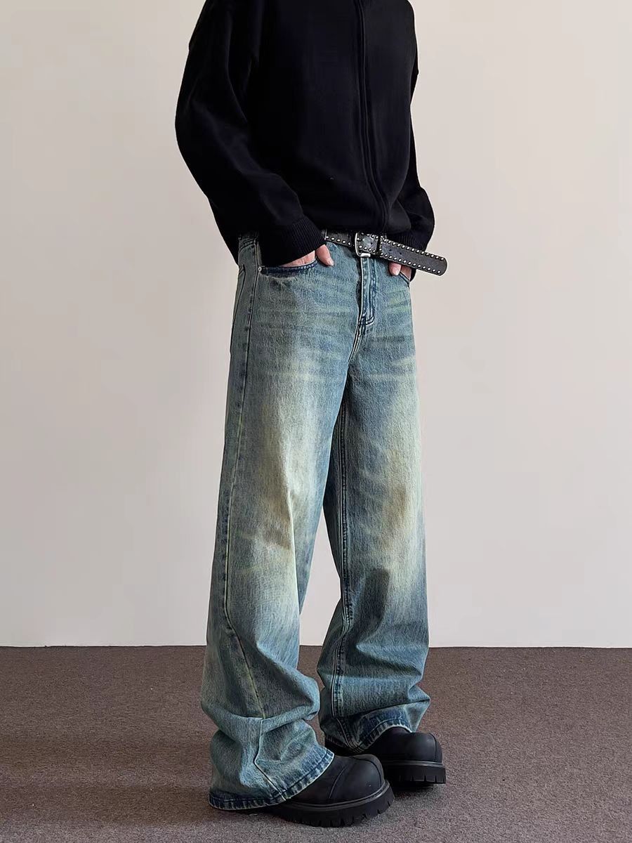 Japanese Brand × Jean High street washed straight micro flare straight leg jeans Size US 30 / EU 46 - 3 Thumbnail
