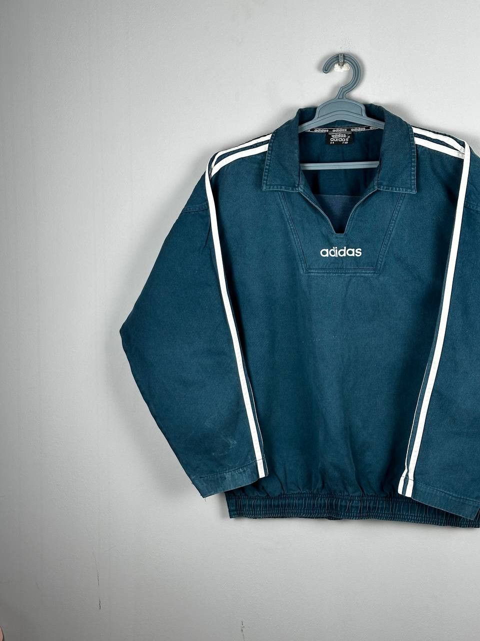 Adidas Rare Retro 90’s Adidas Vintage Cotton Anorak Jacket Size US L / EU 52-54 / 3 - 2 Thumbnail
