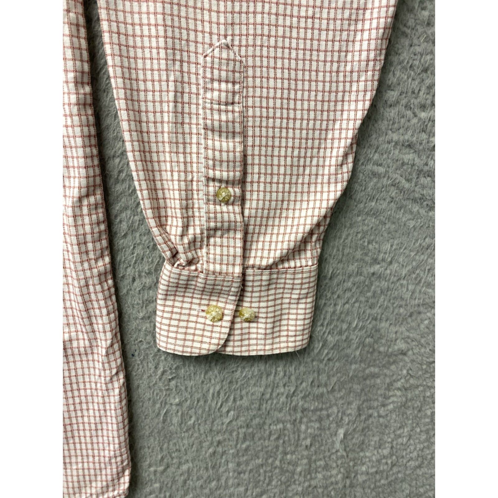 Ariat Ariat Dress Shirt Mens XLT Blue Check Button Up / 118-52 Size 46R - 5 Thumbnail