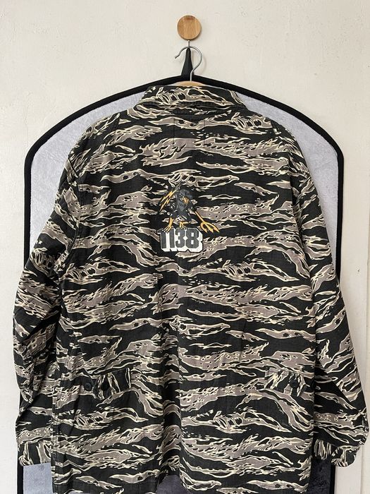 Wtaps Wtaps Mil-Spec Tiger Stripe Button Jacket | Grailed