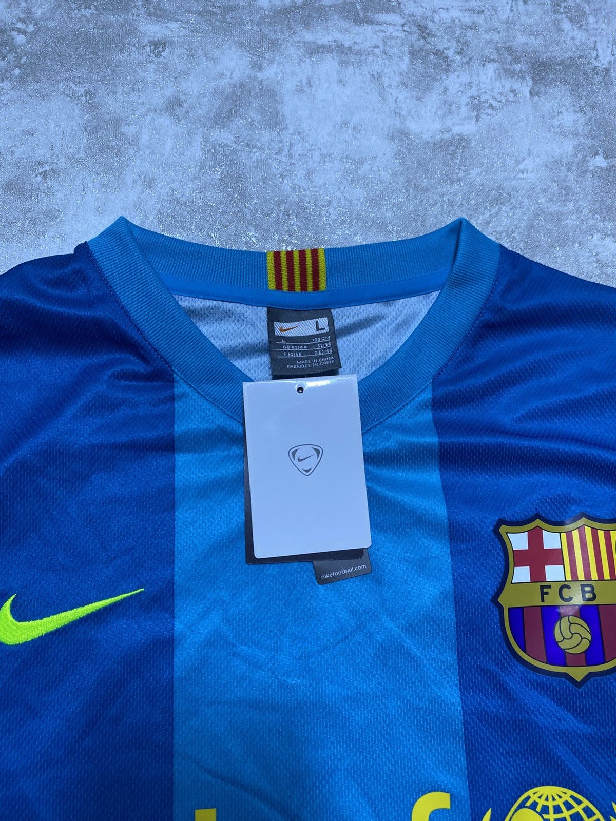Nike NWT Nike FC Barcelona 2007-08 Vintage Blue Football Jersey Size US L / EU 52-54 / 3 - 4 Thumbnail
