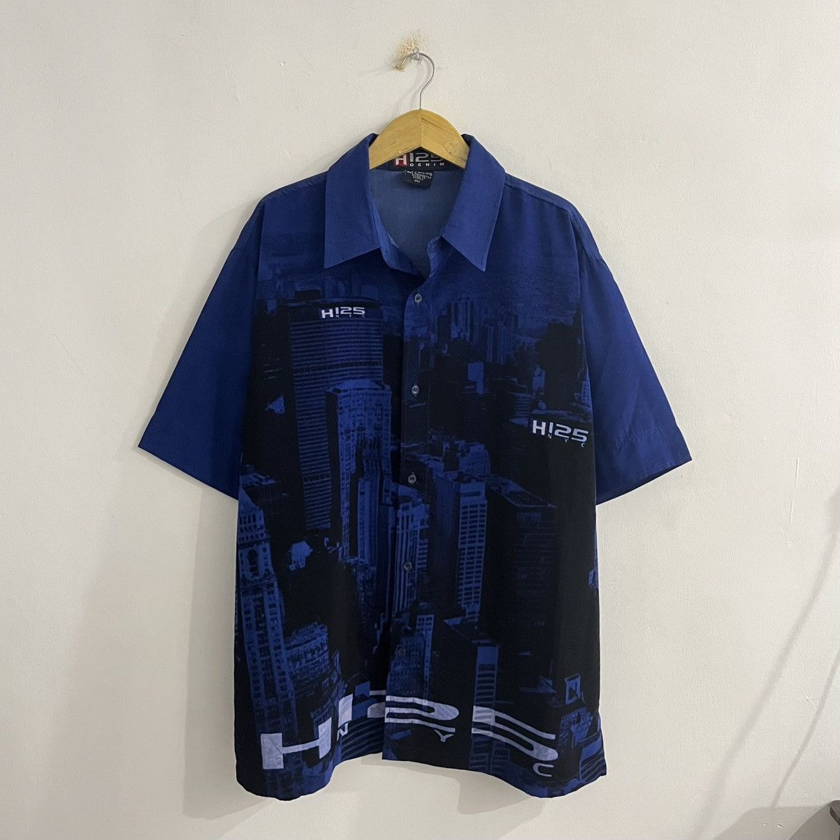 Japanese Brand H125 Y2K AOP Button Up Shirt Size US XXL / EU 58 / 5 - 1 Thumbnail