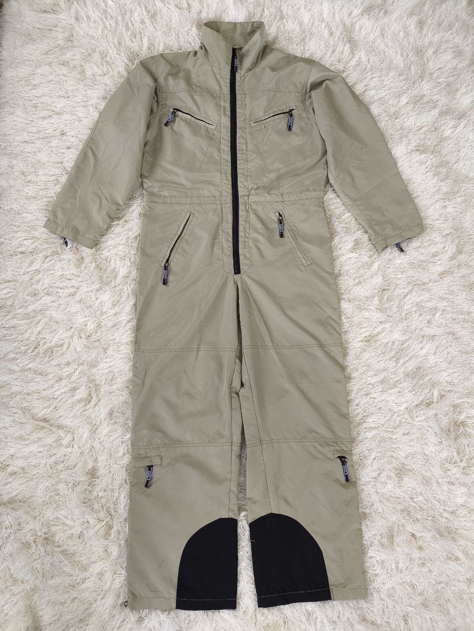 DKNY DKNY Base 3 Khaki Snowboarding Overall Jumpsuit Size US 28 / EU 44 - 2 Thumbnail