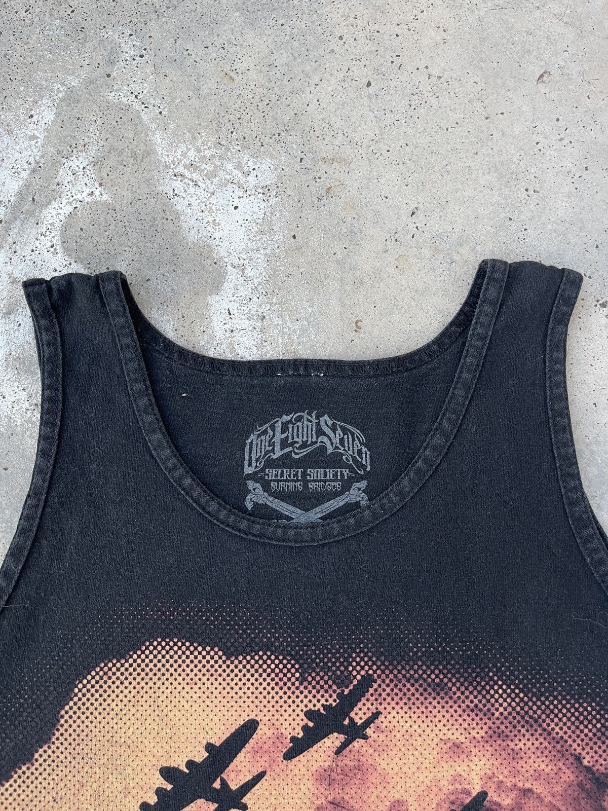 Japanese Brand × Vintage Vintage Y2K Punk Tattoo Tank Top Tee Shirt Size US M / EU 48-50 / 2 - 6 Thumbnail
