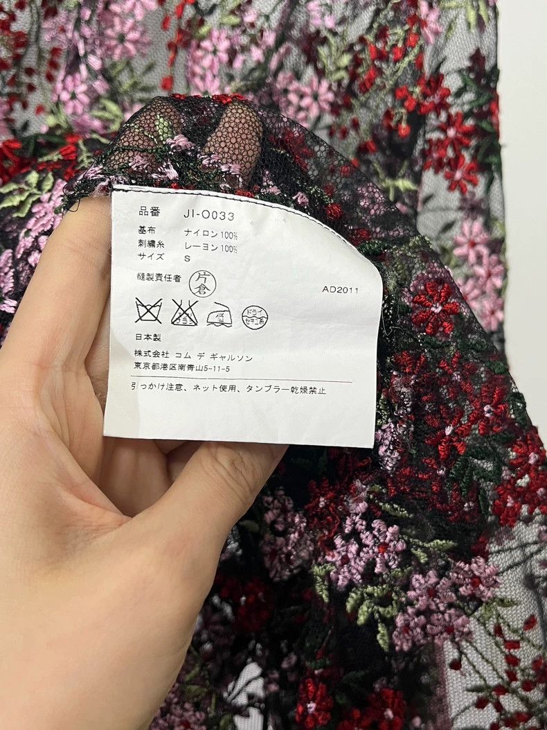 Comme des Garcons Comme Des Garcons Embroidered irregular dress Size S / US 4 / IT 40 - 7 Thumbnail