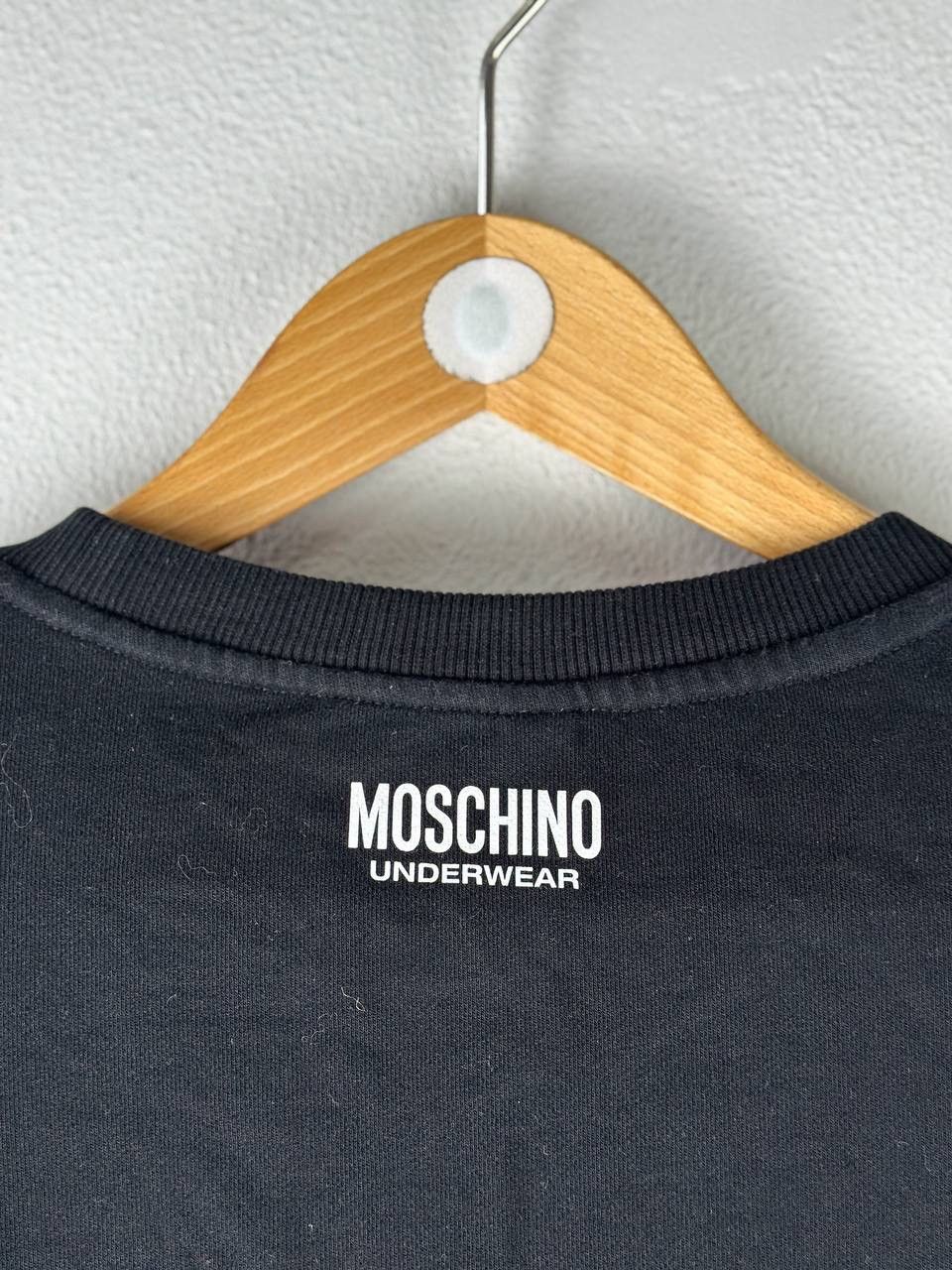 Moschino Moschino Sweatshirt Mens Logo Tape Black Size L Size US L / EU 52-54 / 3 - 10 Thumbnail