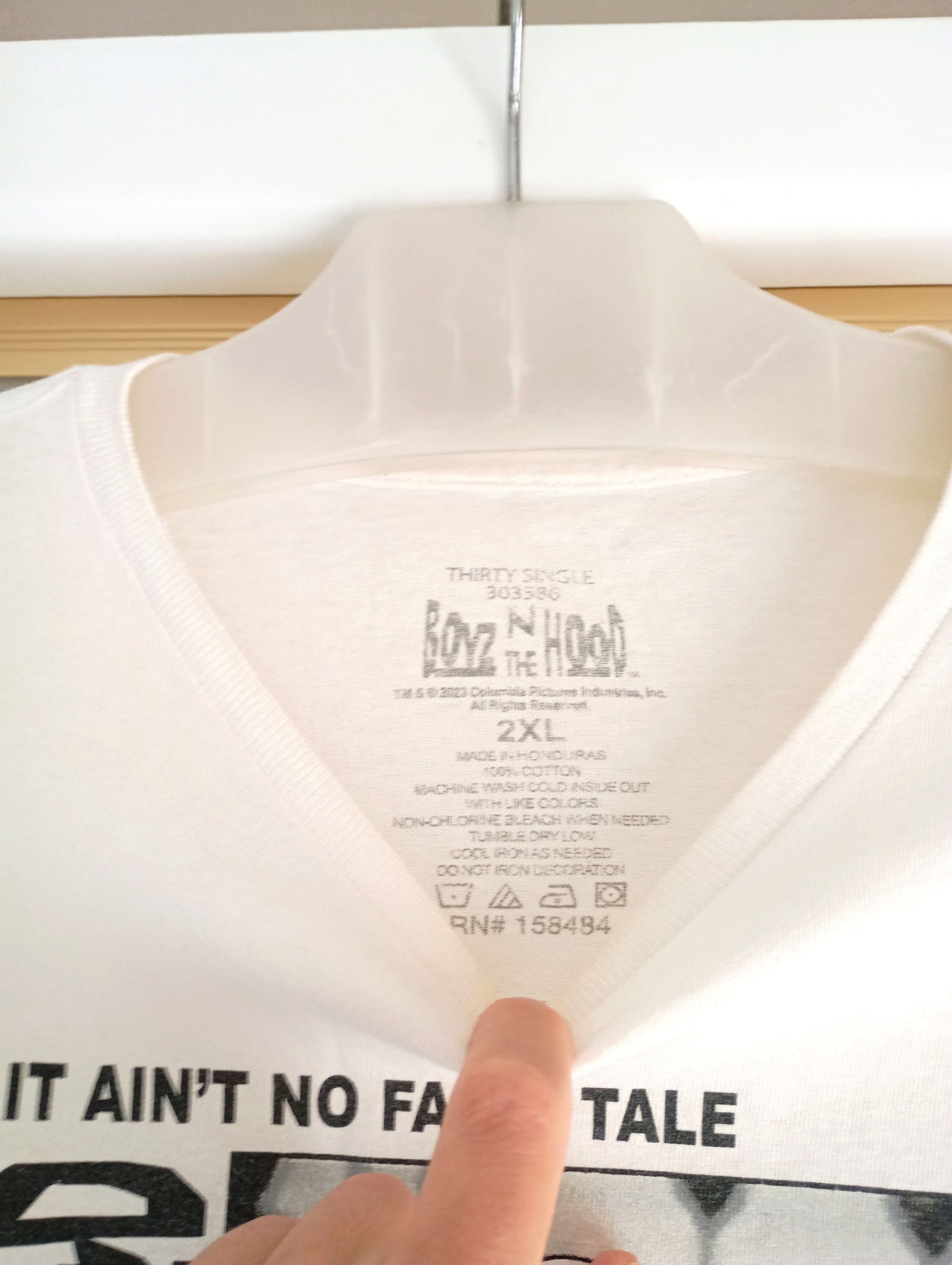 Vintage 1991 BOYZ N THE HOOD Movie Promo Tshirt Size US XL / EU 56 / 4 - 3 Thumbnail