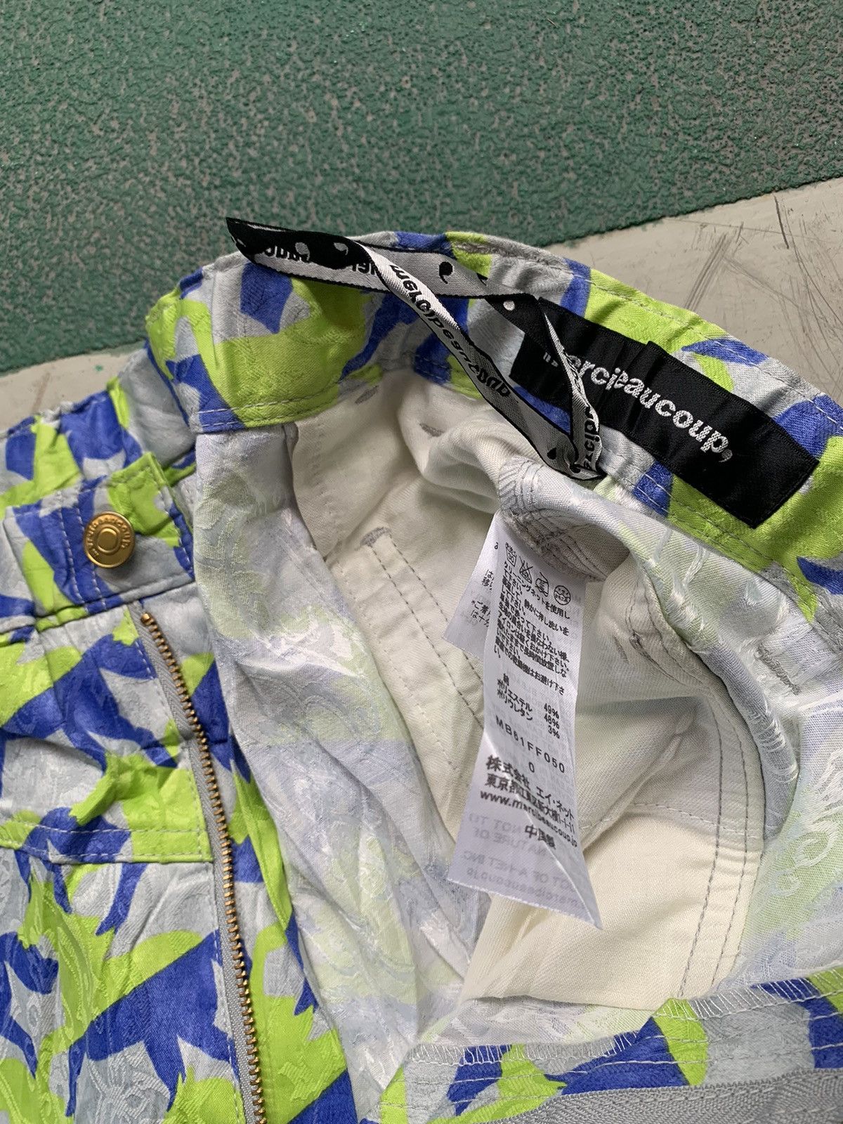 Issey Miyake × Japanese Brand × mercibeaucoup Mercibeaucoup Horse Print Pants by Issey Miyake Size 29" - 5 Thumbnail