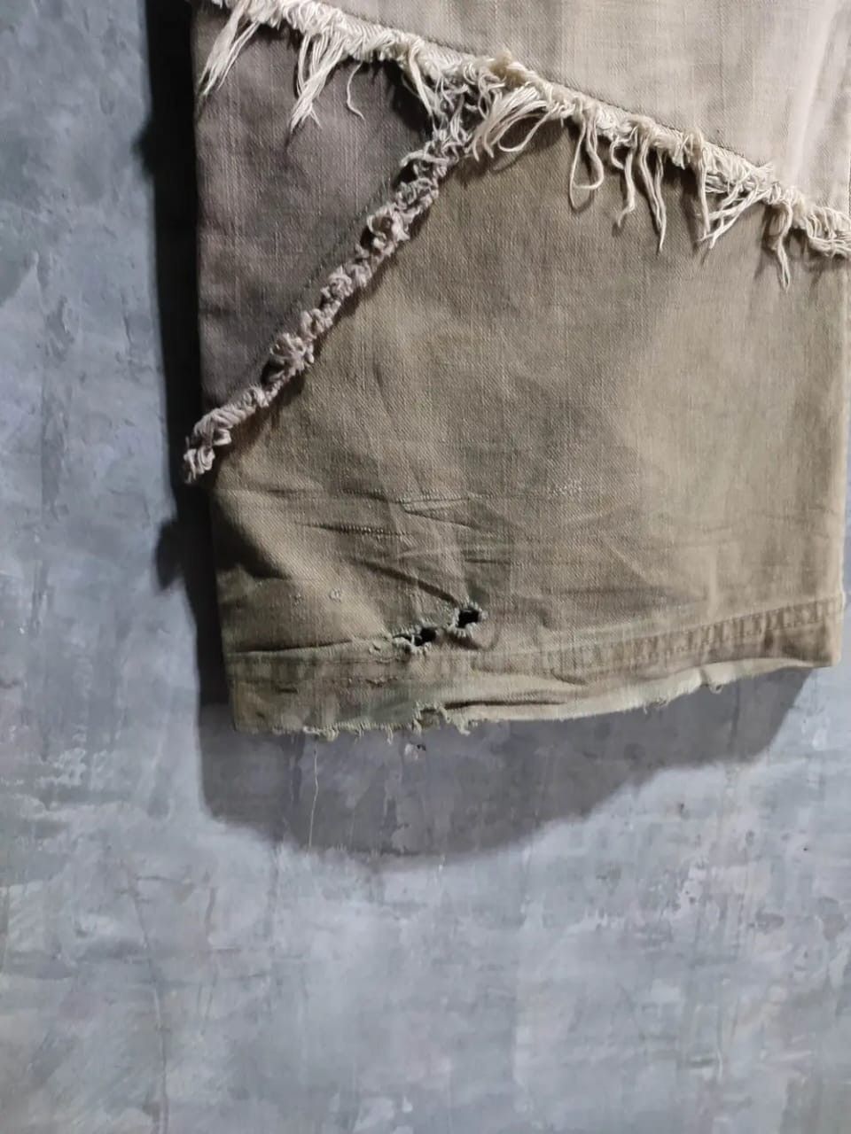 Japanese Brand Progresive Tasso Frayed Patchwork Pants Size US 32 / EU 48 - 8 Thumbnail