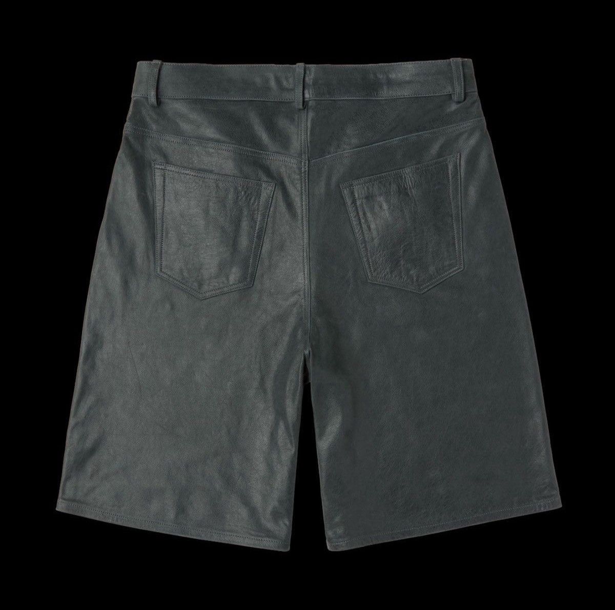 The GV Gallery Gv Gallery Black Leather Double Knee Shorts Size US 40 / EU 56 - 3 Thumbnail