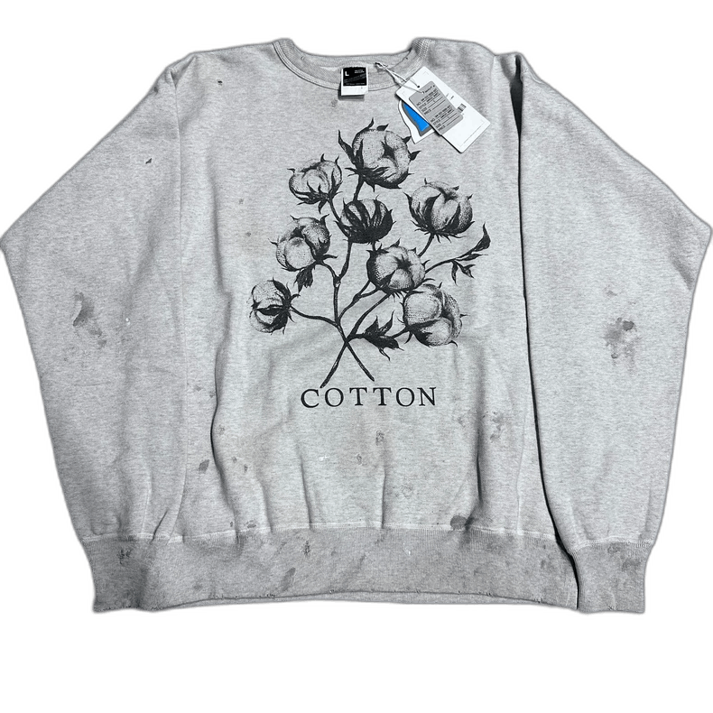 Saint Michael Saint Michael Smc Denim Oversized Cotton Sweatshirt Size US L / EU 52-54 / 3 - 1 Thumbnail