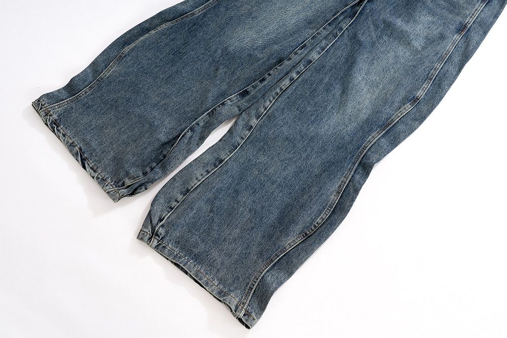 Jean × Vintage 90s Vintage Design Y2K Touch Twisted Jeans Size US 34 / EU 50 - 9 Thumbnail