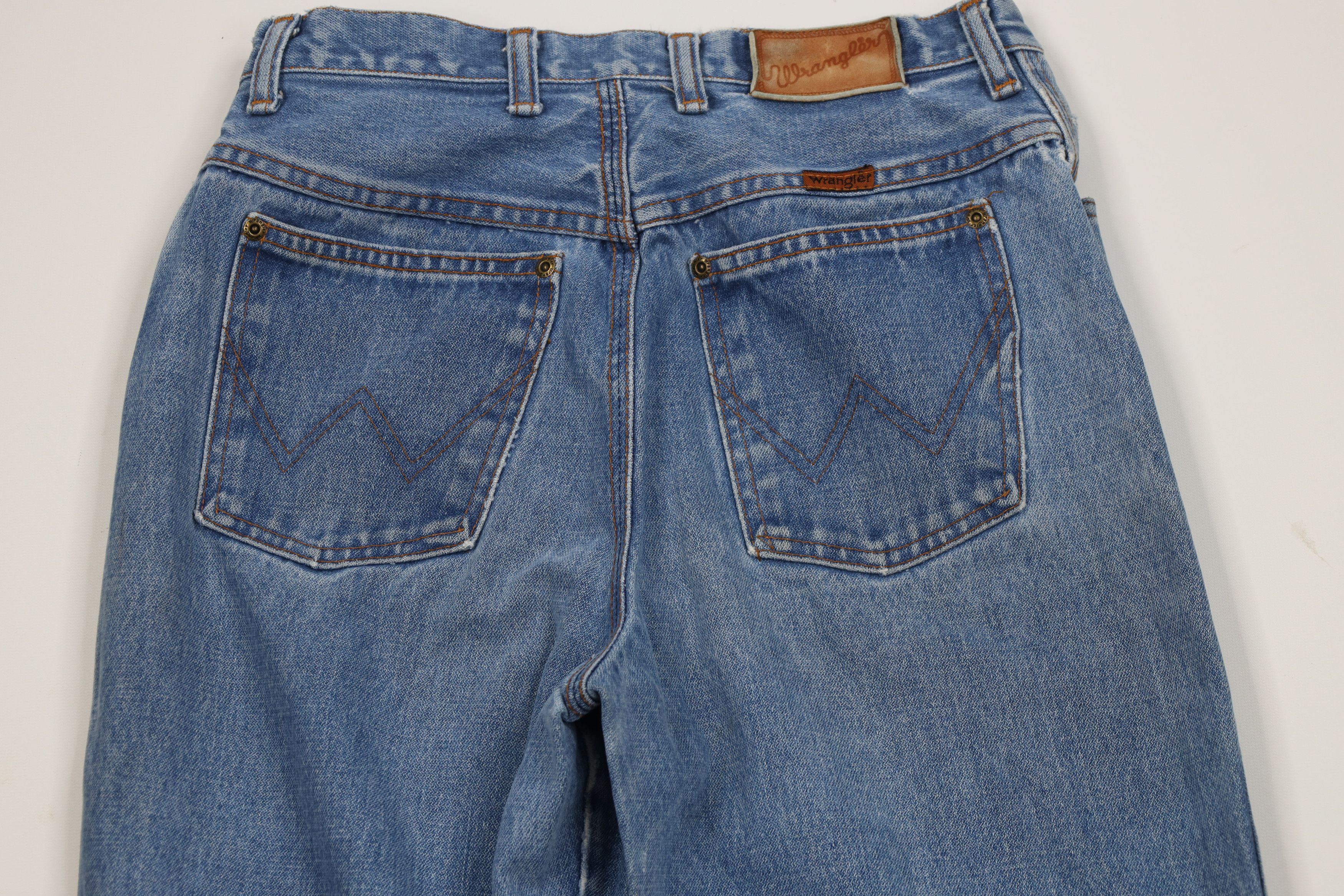 Wrangler Vintage 70s Wrangler Western Straight Leg Jeans Blue USA Size 34" / US 12 / IT 48 - 14 Thumbnail