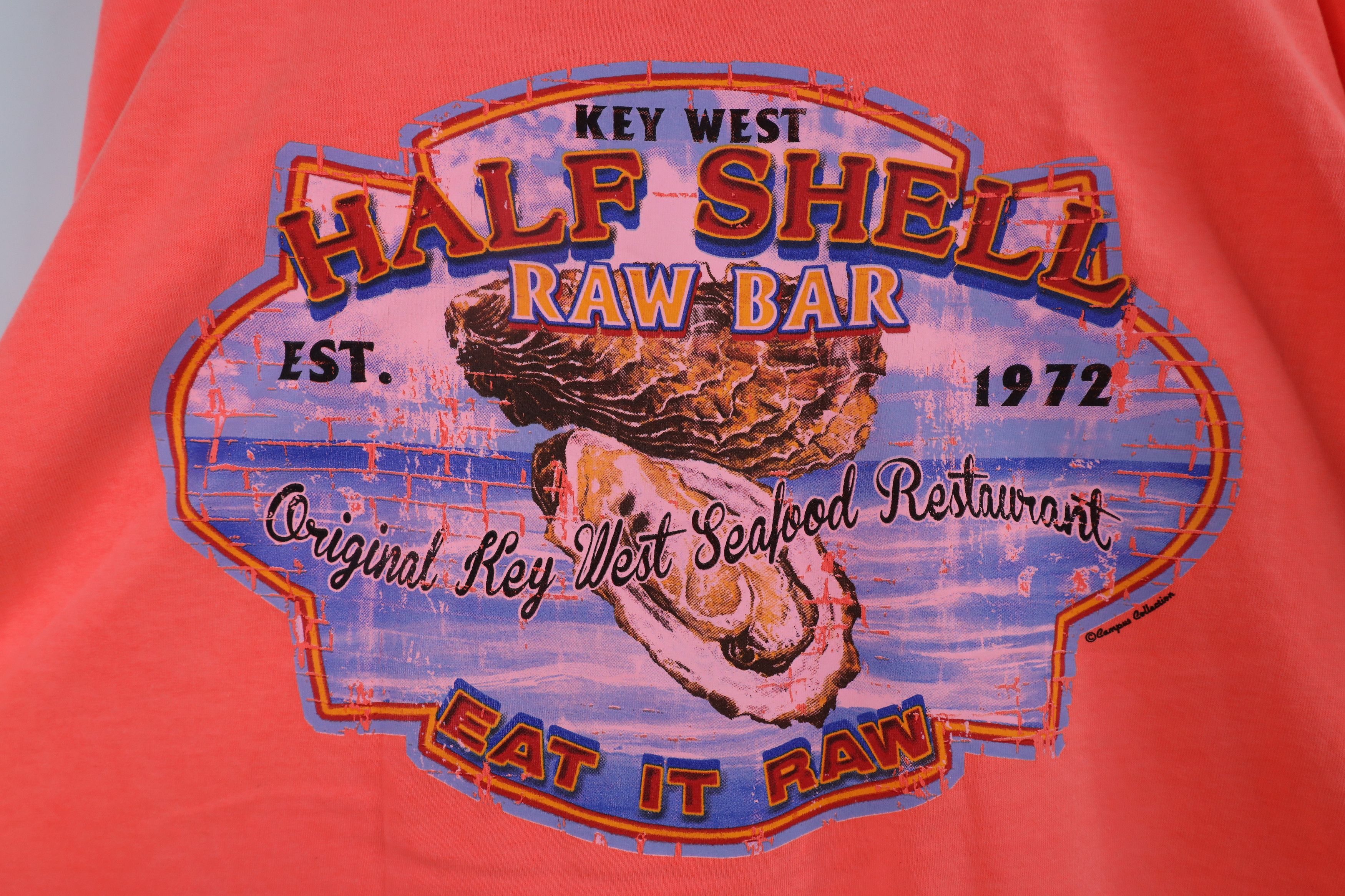 Vintage Vintage Streetwear West Raw Bar Eat It Raw Oyster T-Shirt Size US XXL / EU 58 / 5 - 7 Thumbnail