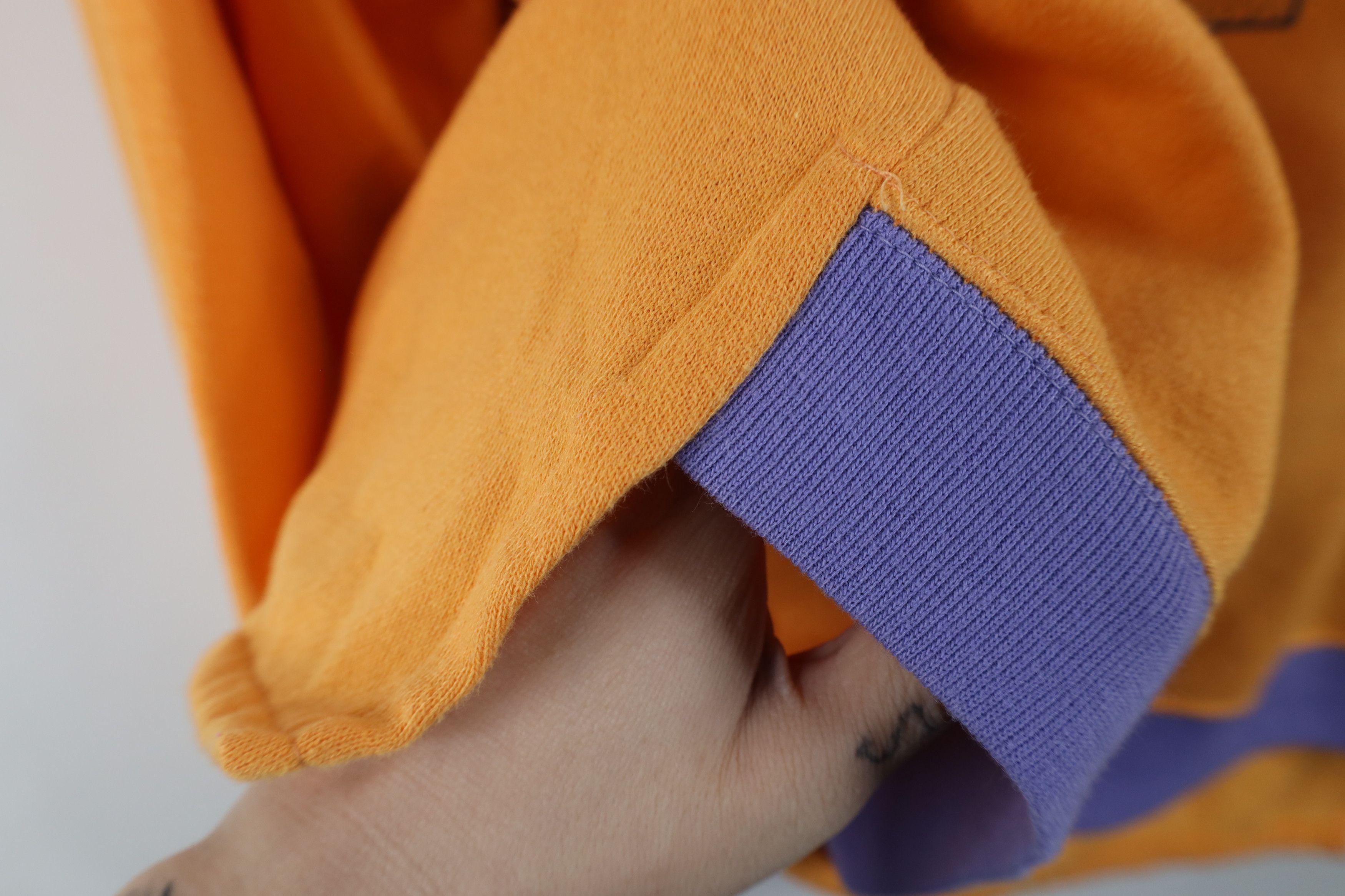Converse Vintage 90s Converse Chuck Taylor Block Sweatshirt Orange Size XL / US 12-14 / IT 48-50 - 8 Thumbnail