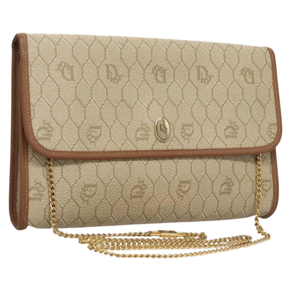 Dior Christian Dior Vintage Honeycomb chain Canvas Size ONE SIZE - 1 Thumbnail