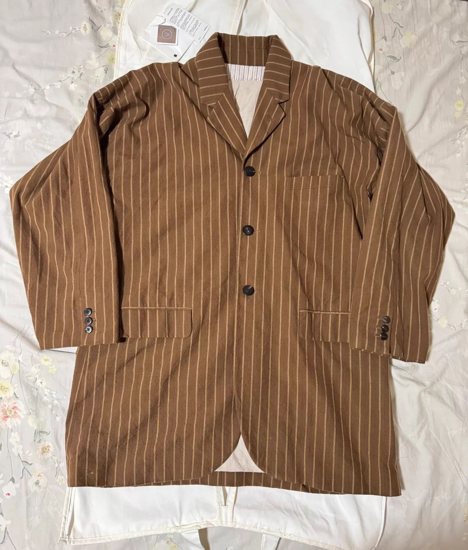 Visvim visvim 20aw ascot conoid jkt santome brown stripe L Size US L / EU 52-54 / 3 - 1 Thumbnail