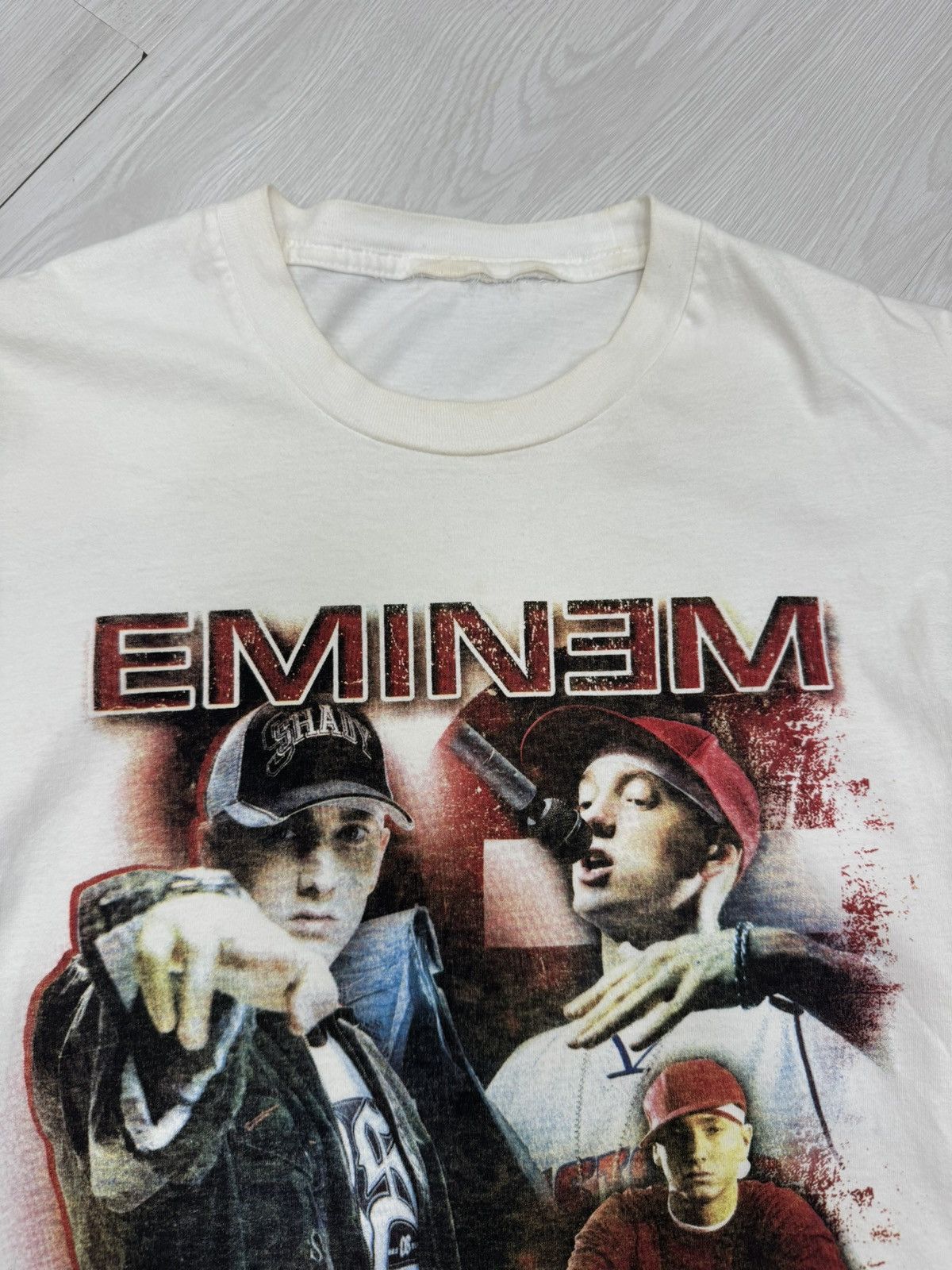 Eminem × Rap Tees Eminem Slim Shady Shirt y2k Size US L / EU 52-54 / 3 - 3 Thumbnail