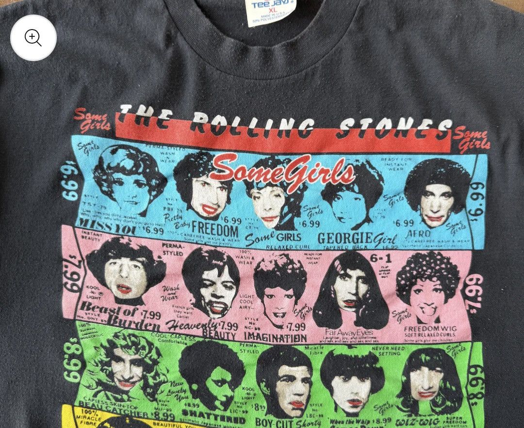 Vintage vintage 80s rolling stones grunge erd style band shirt Size US XL / EU 56 / 4 - 3 Thumbnail