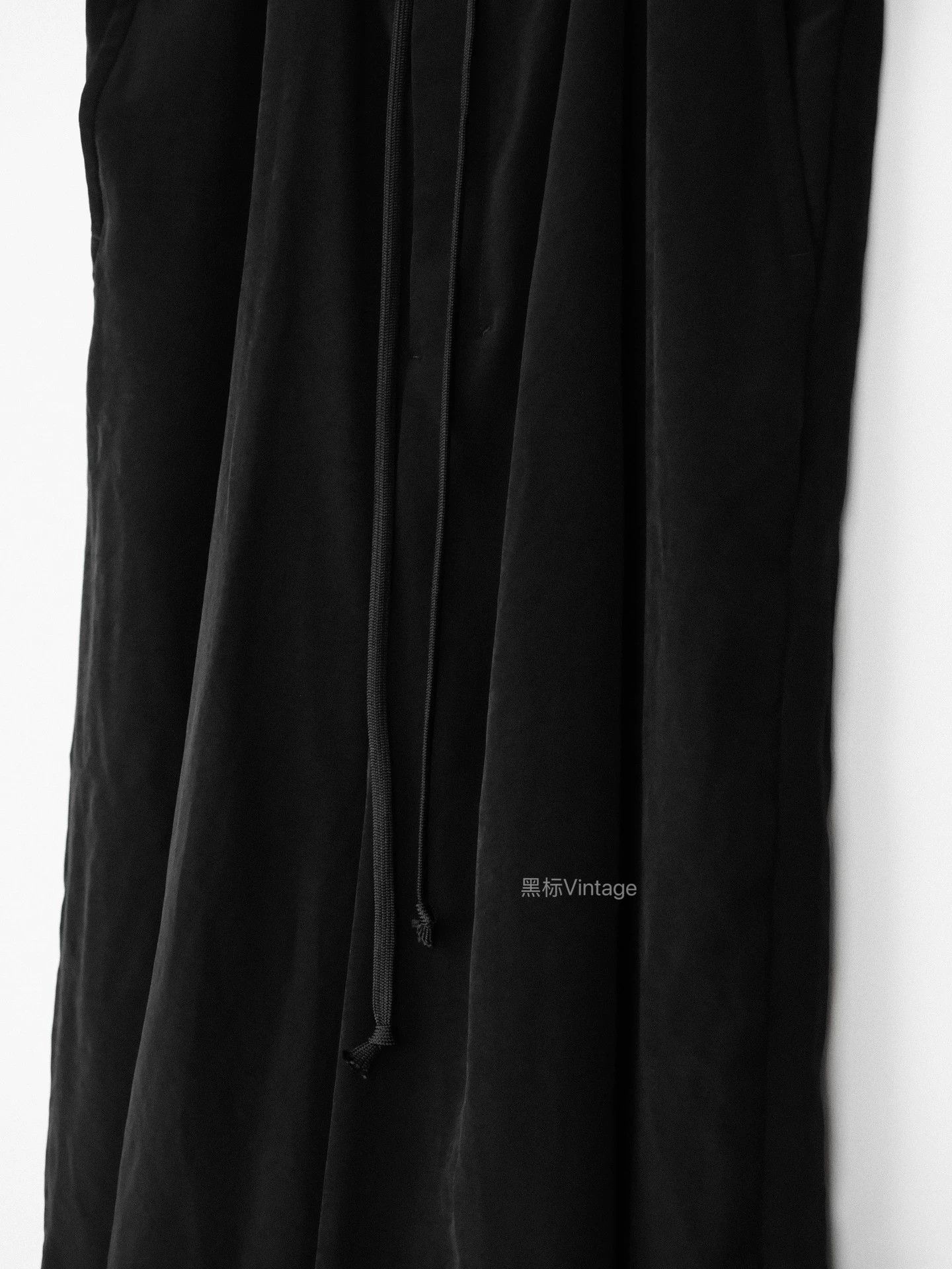 Yohji Yamamoto Yohji Yamamoto 20ss Vintage Triacetate Drawstring Wide-Leg Pants Size 28" / US 6 / IT 42 - 4 Thumbnail