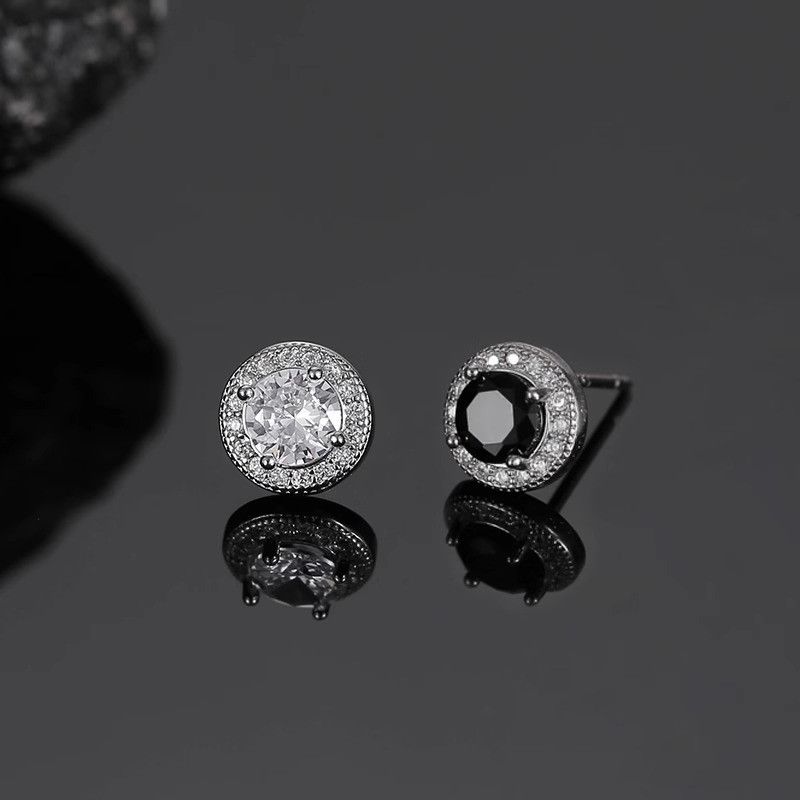 Jewelry Vintage Earrings One Pairs Chrome Jewelry Size ONE SIZE - 2 Thumbnail