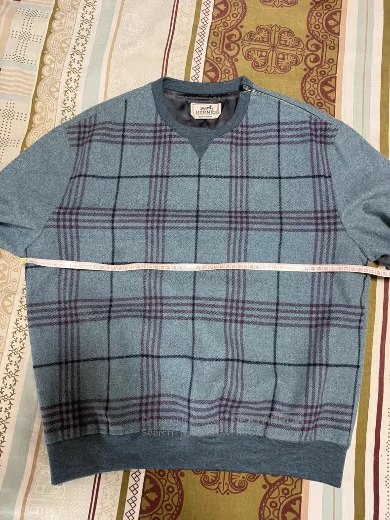 Hermes Hermes Knitwear jacket, 100% wool, with a zipper on the sh Size US M / EU 48-50 / 2 - 4 Thumbnail